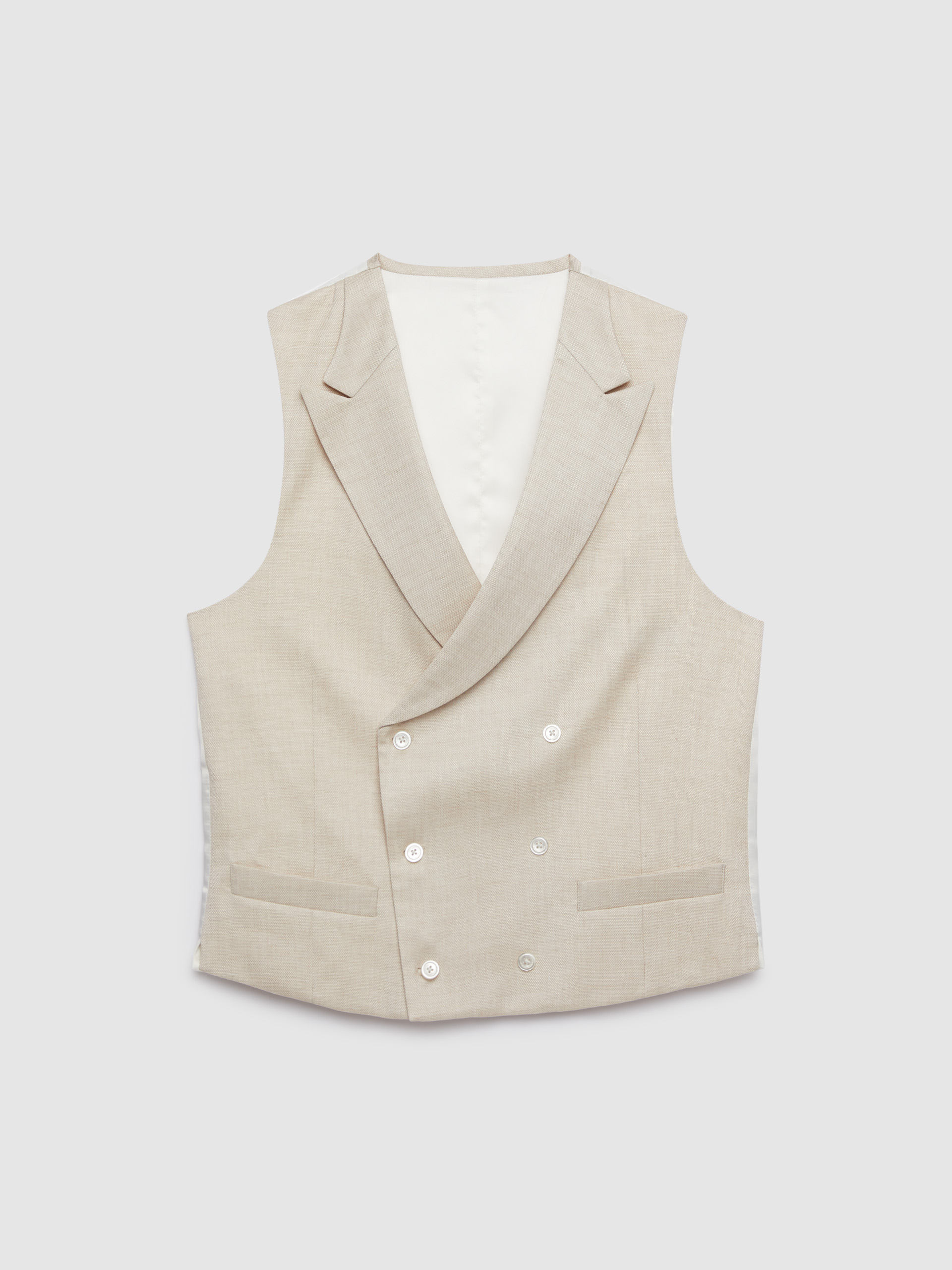 CHALECO ESTRUCTURA BEIGE