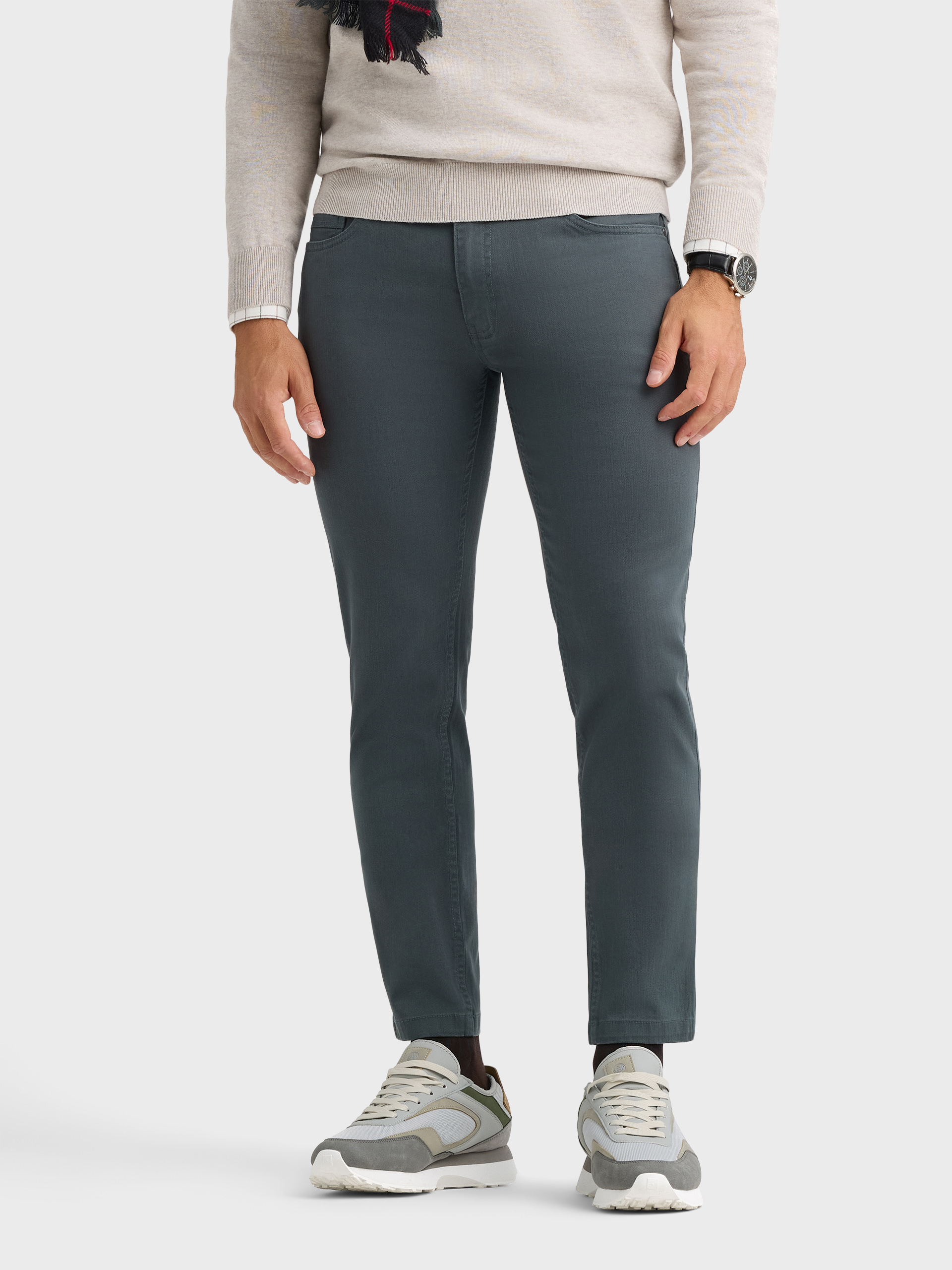 PANTALON 5 POCKETS AZUL