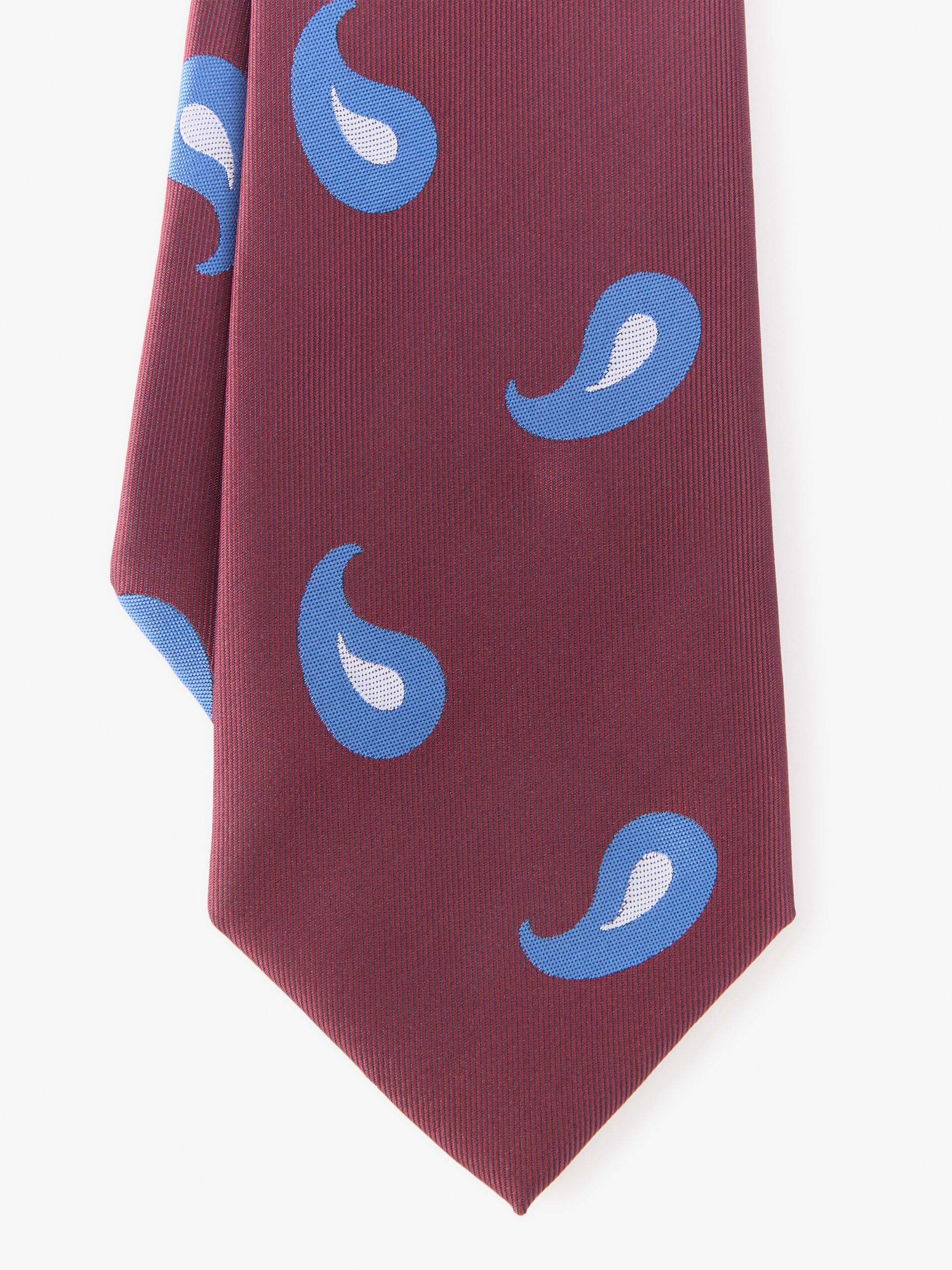 CORBATA JACQUARD MF BURDEOS