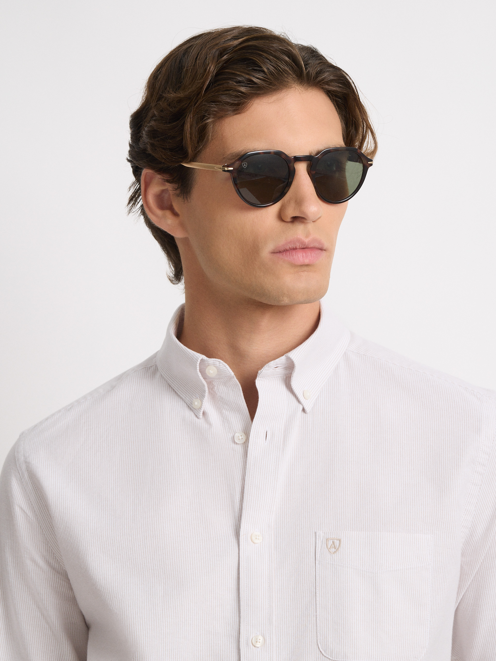CAMISA MIL RAYAS POCKET