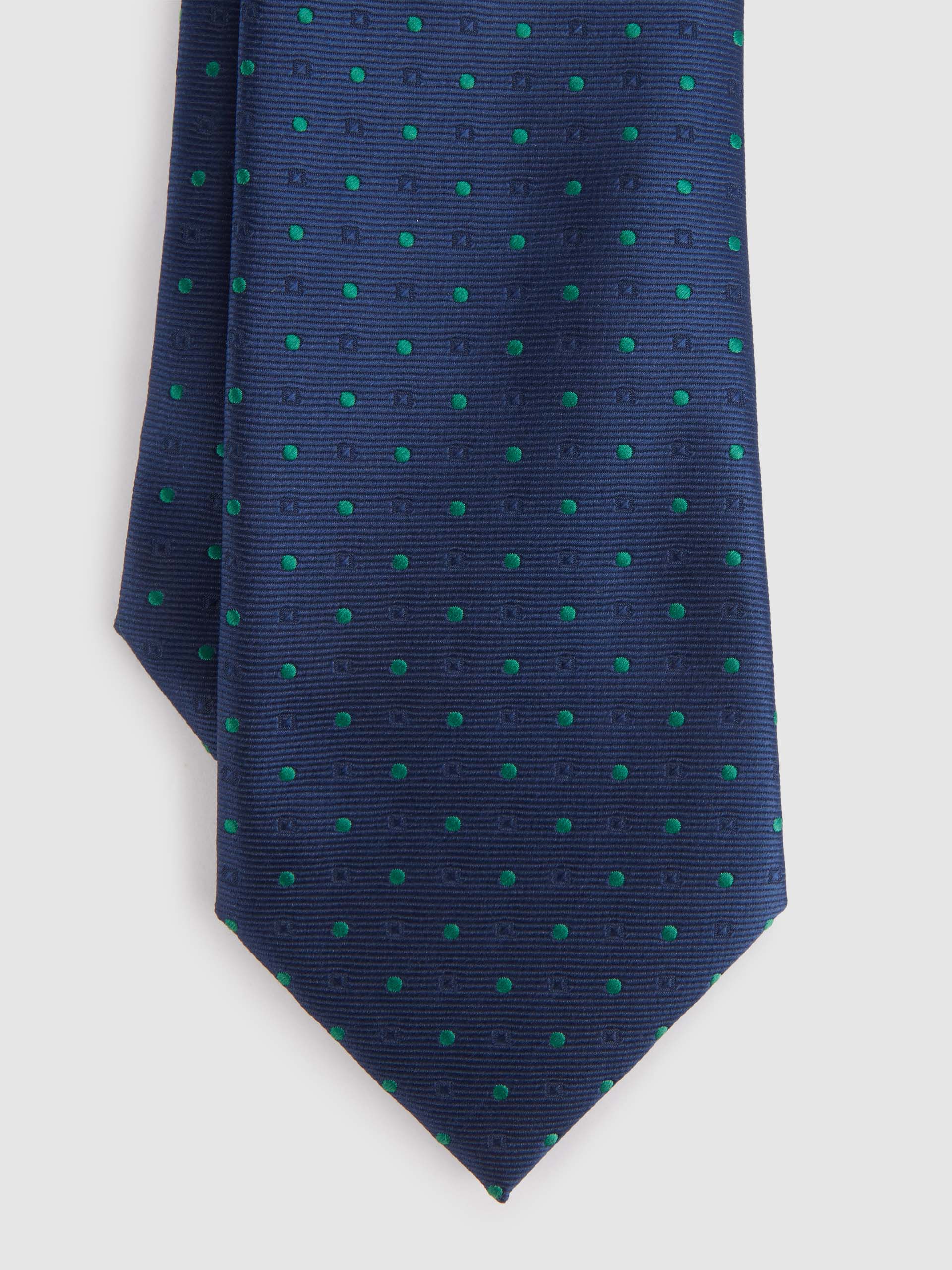 CORBATA JACQUARD MF AZUL MARINO
