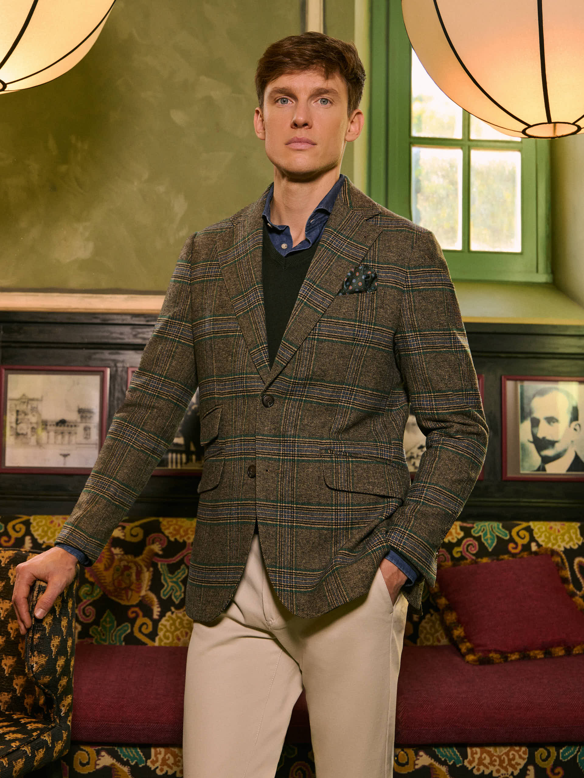 AMERICANA CHECKS TWIST VERDE