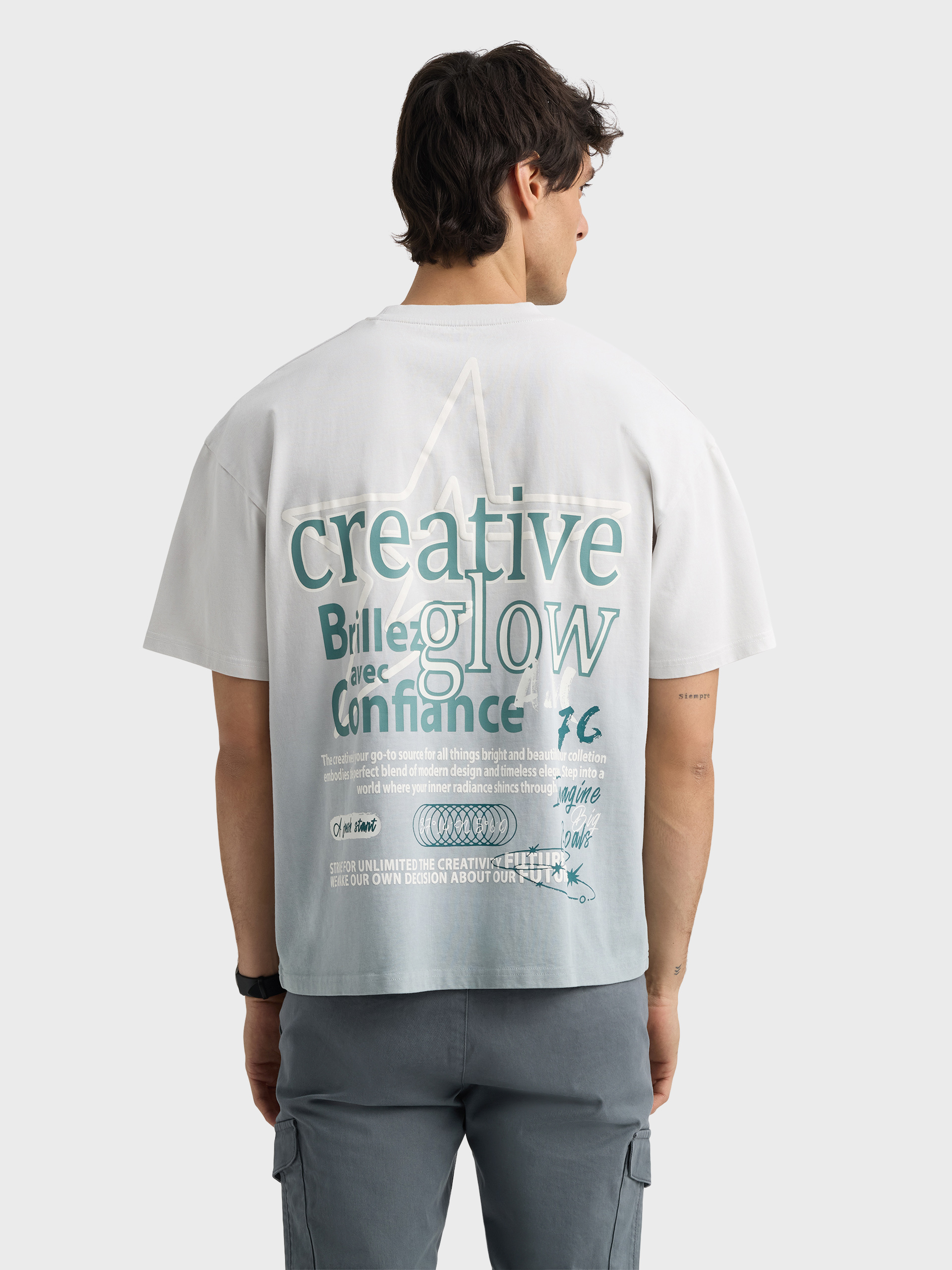 CAMISETA GLOW GRIS