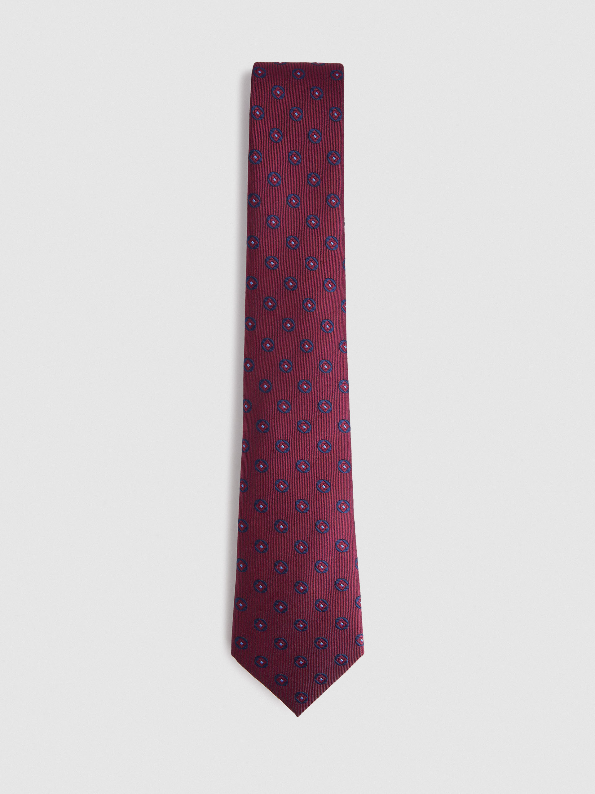 CORBATA JACQUARD MF BURDEOS