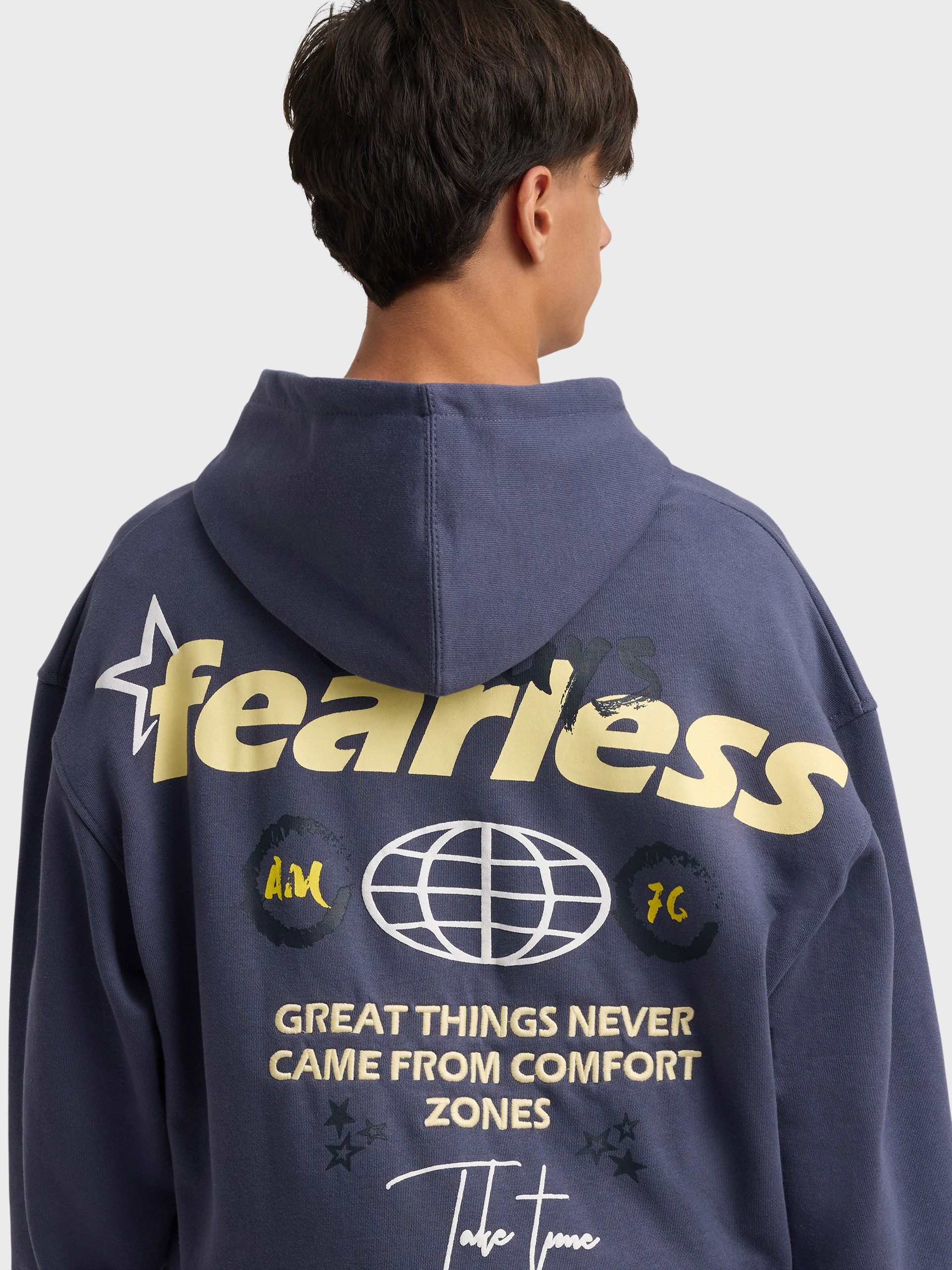 SUDADERA FEARLESS AZUL