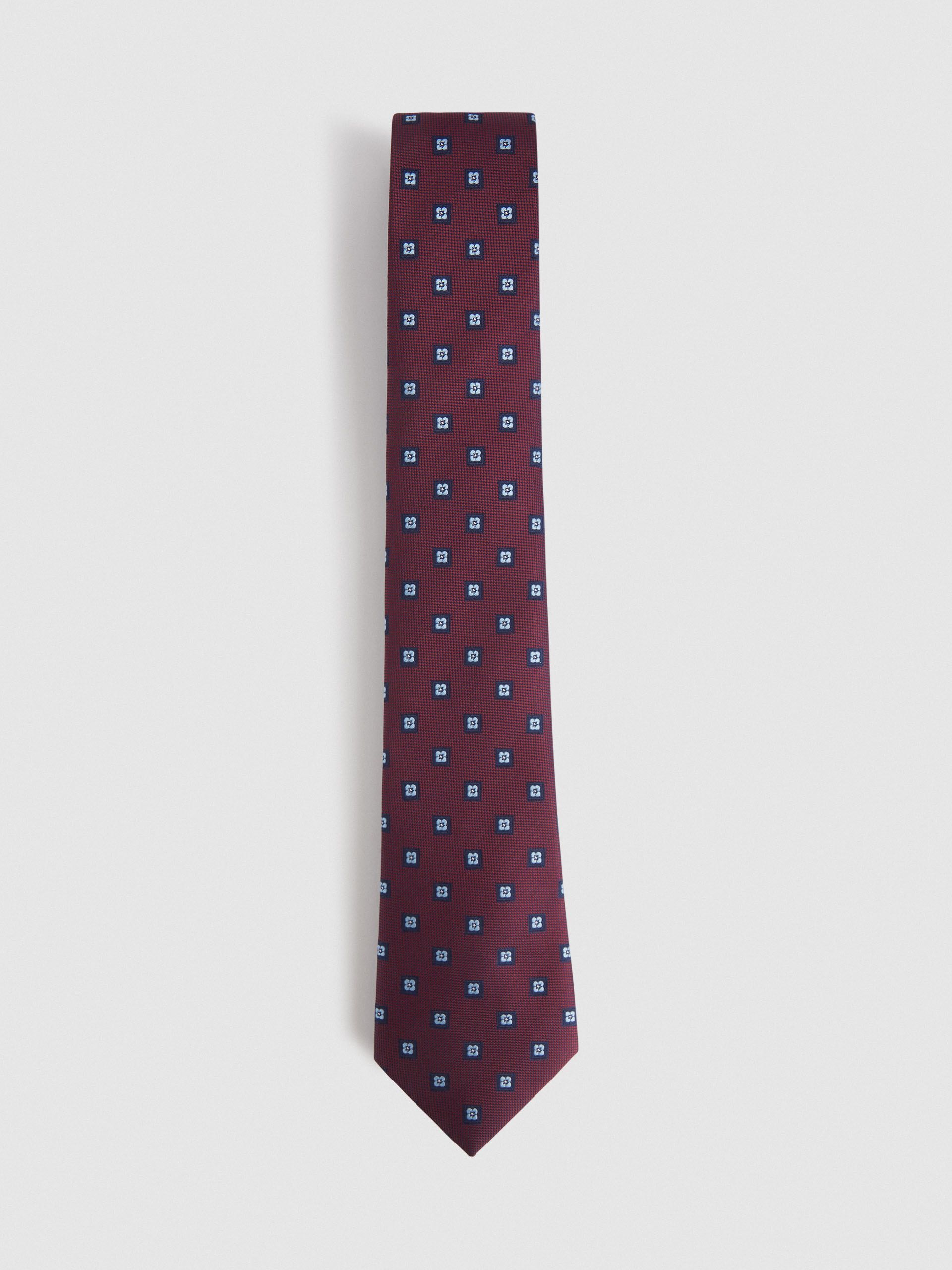 CORBATA JACQUARD MF BURDEOS