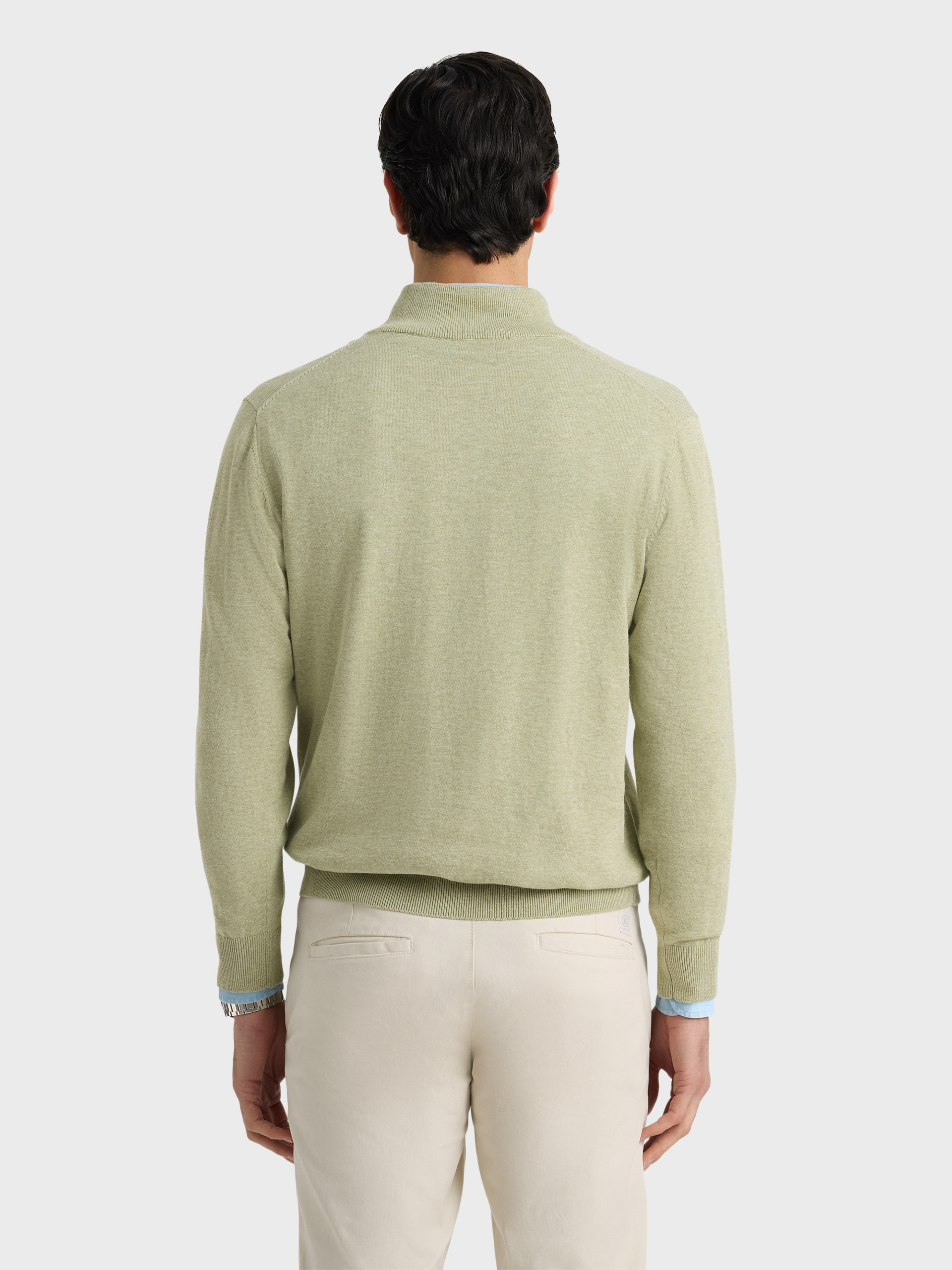 JERSEY BUTTON COLLAR