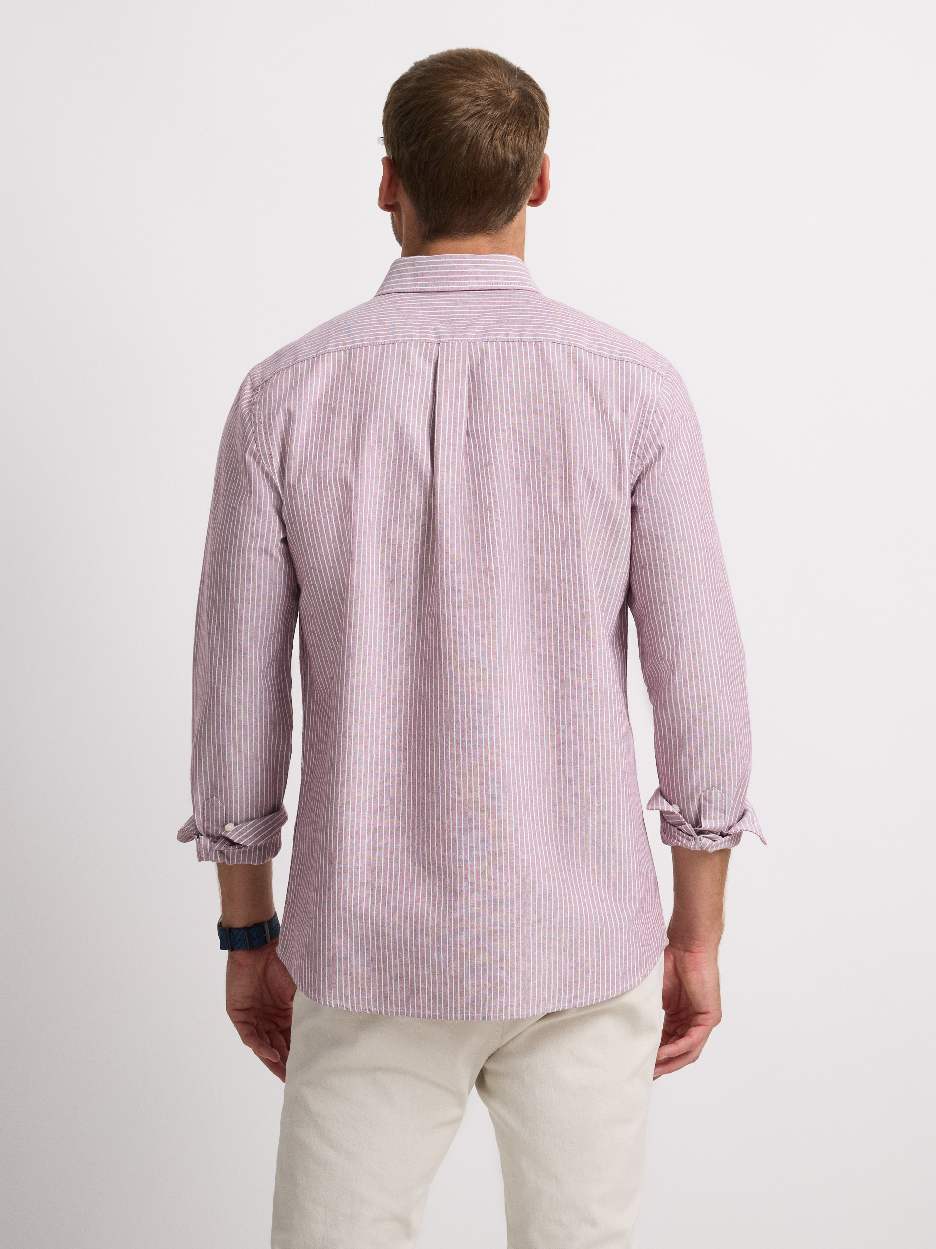 CAMISA OXFORD RAYAS DOWN