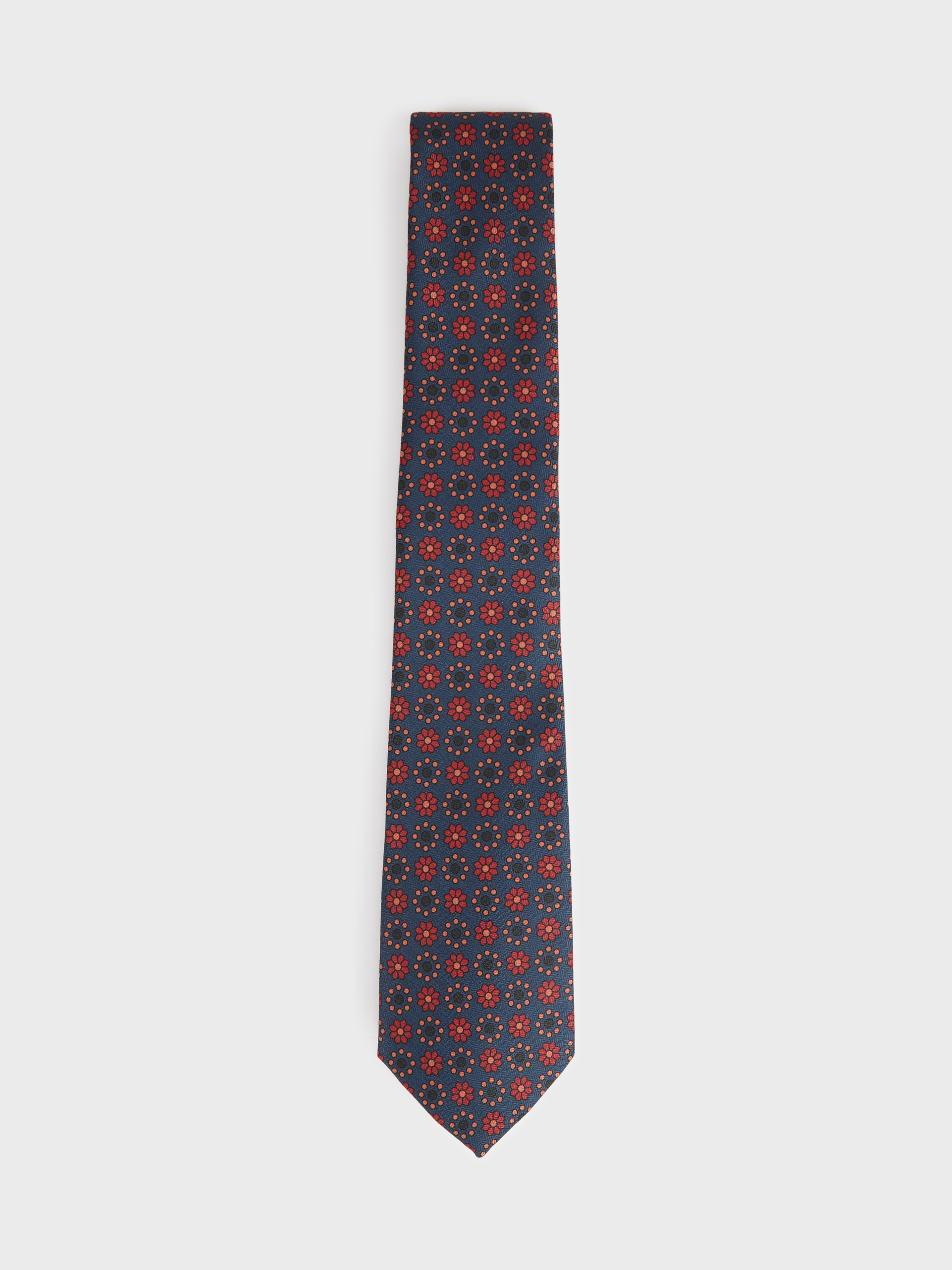 CORBATA PRINTED AZUL MARINO