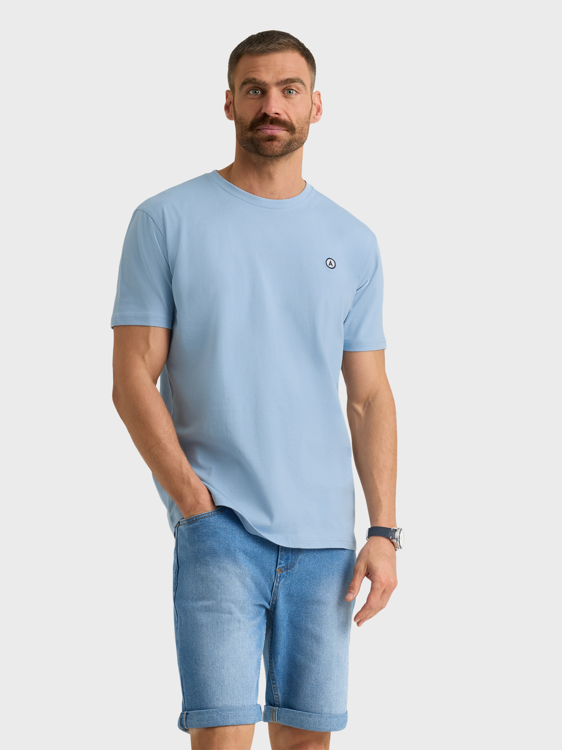 CAMISETA PATCH CELESTE