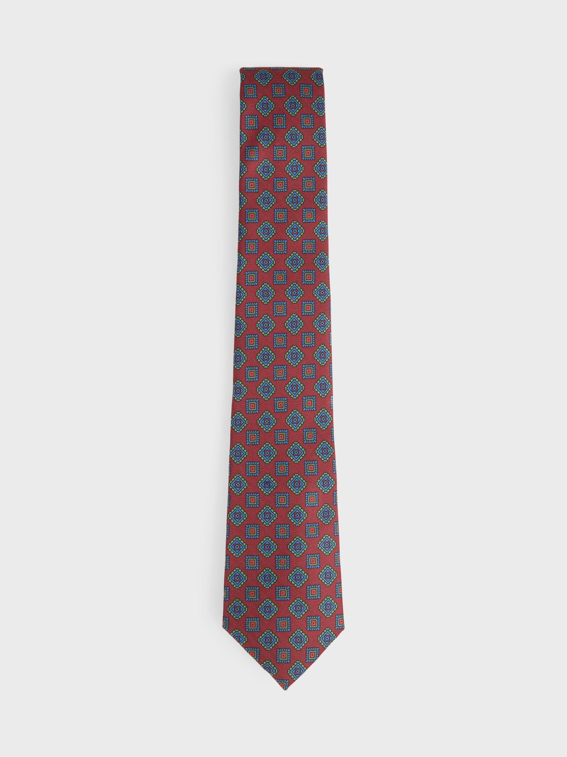 CORBATA PRINTED BURDEOS