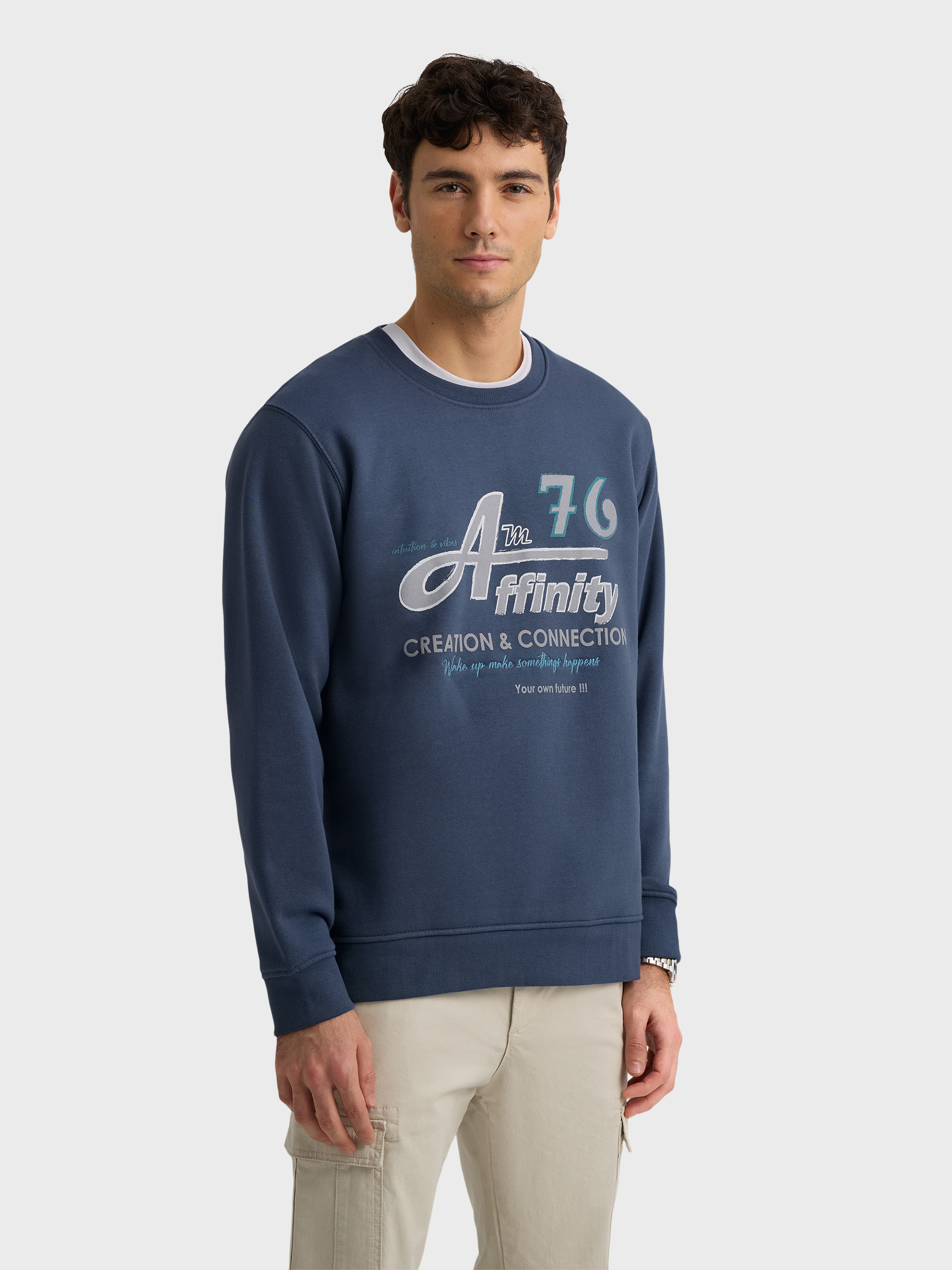 SUDADERA AFFINITY AZUL