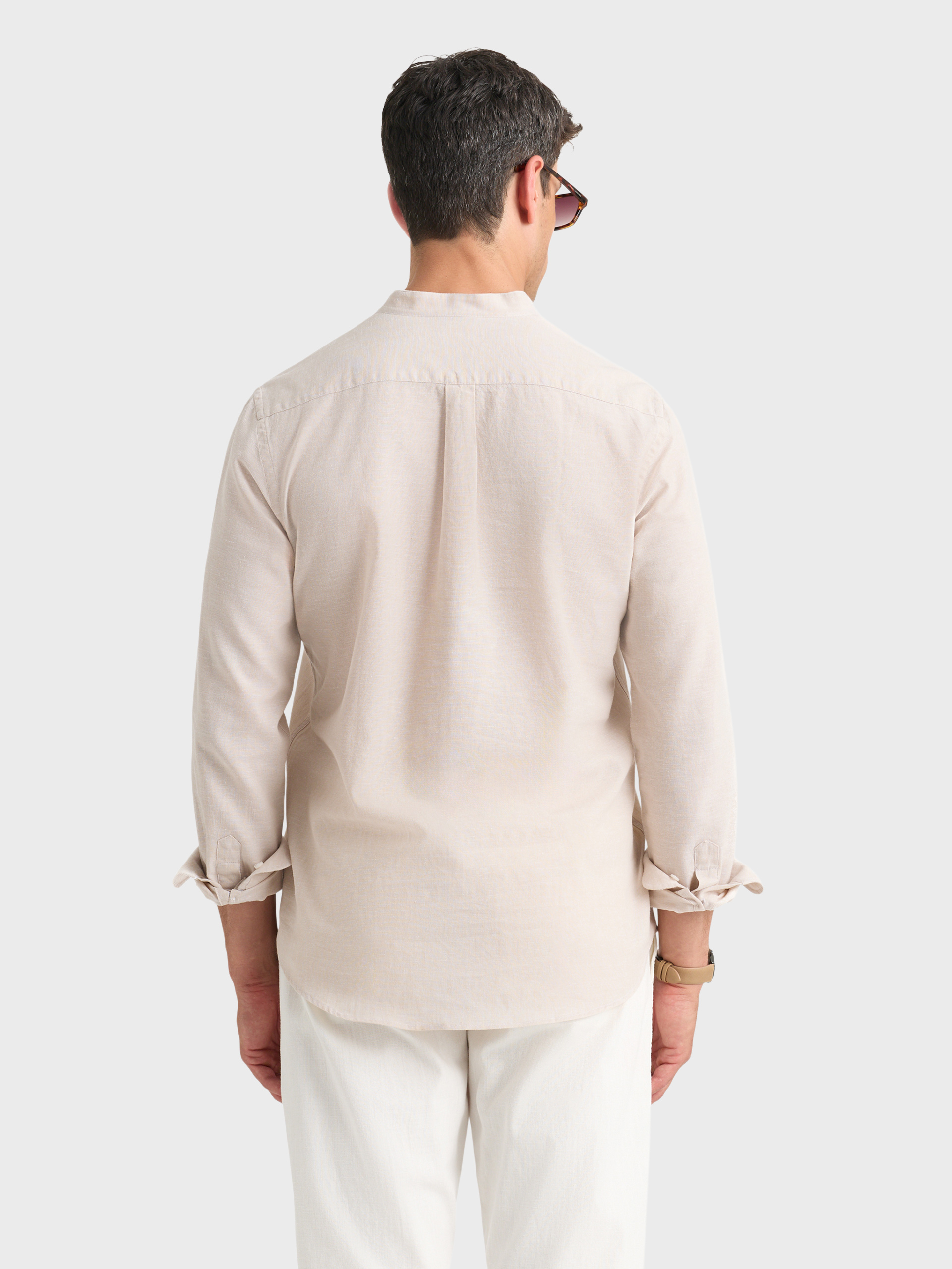 POLERA LINO MAO CONTRASTE