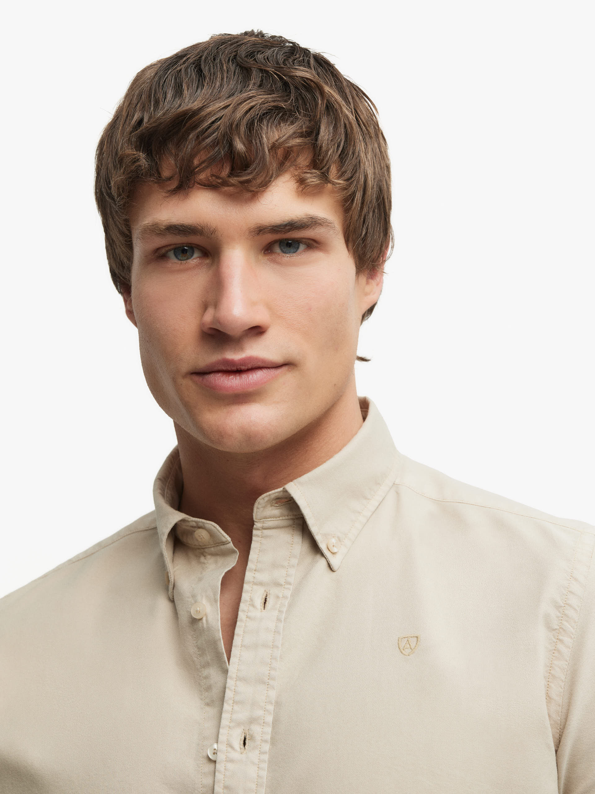 CAMISA OXFORD DYE BEIGE