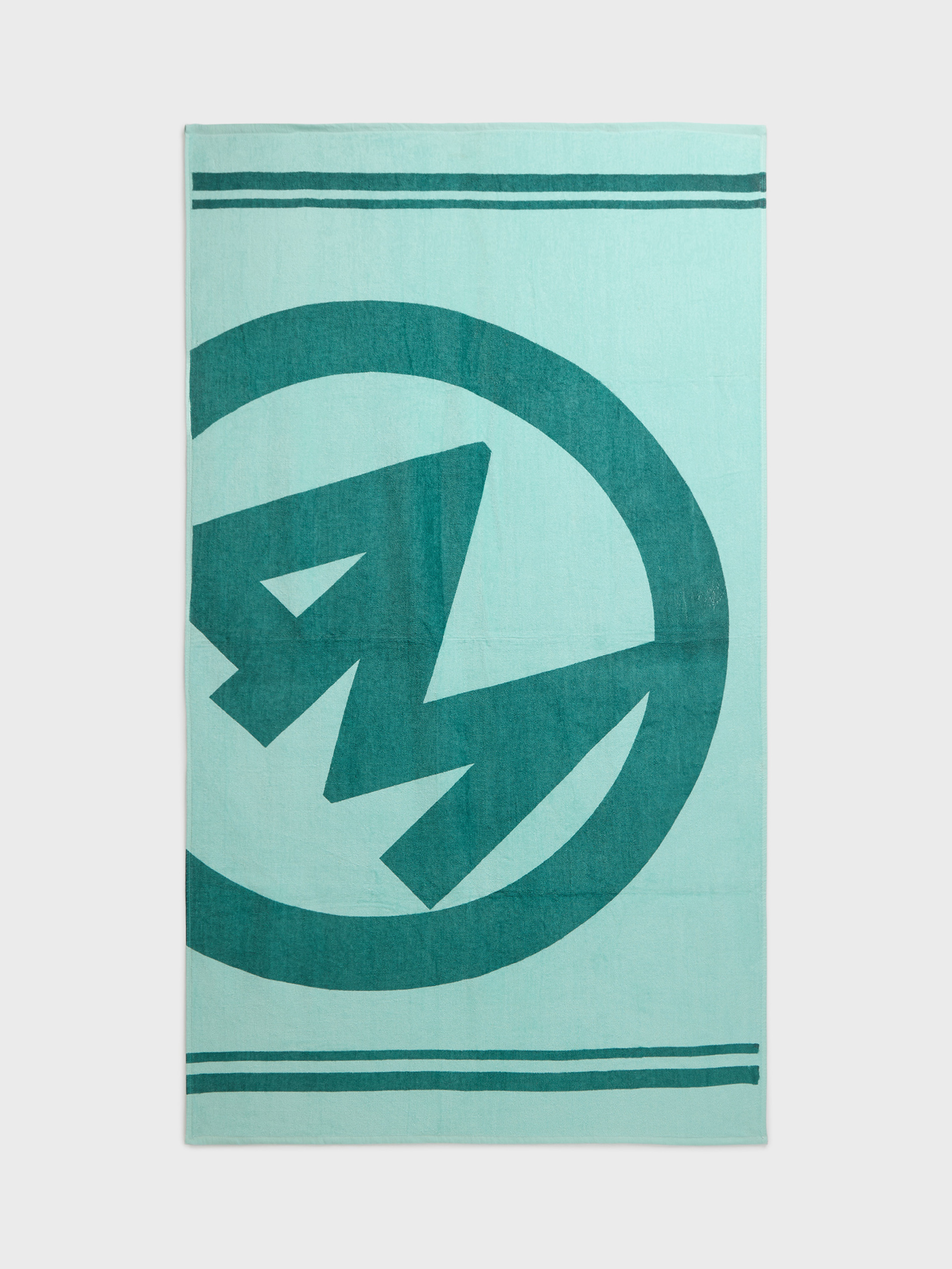 TOALLA LOGO VERDE AGUA