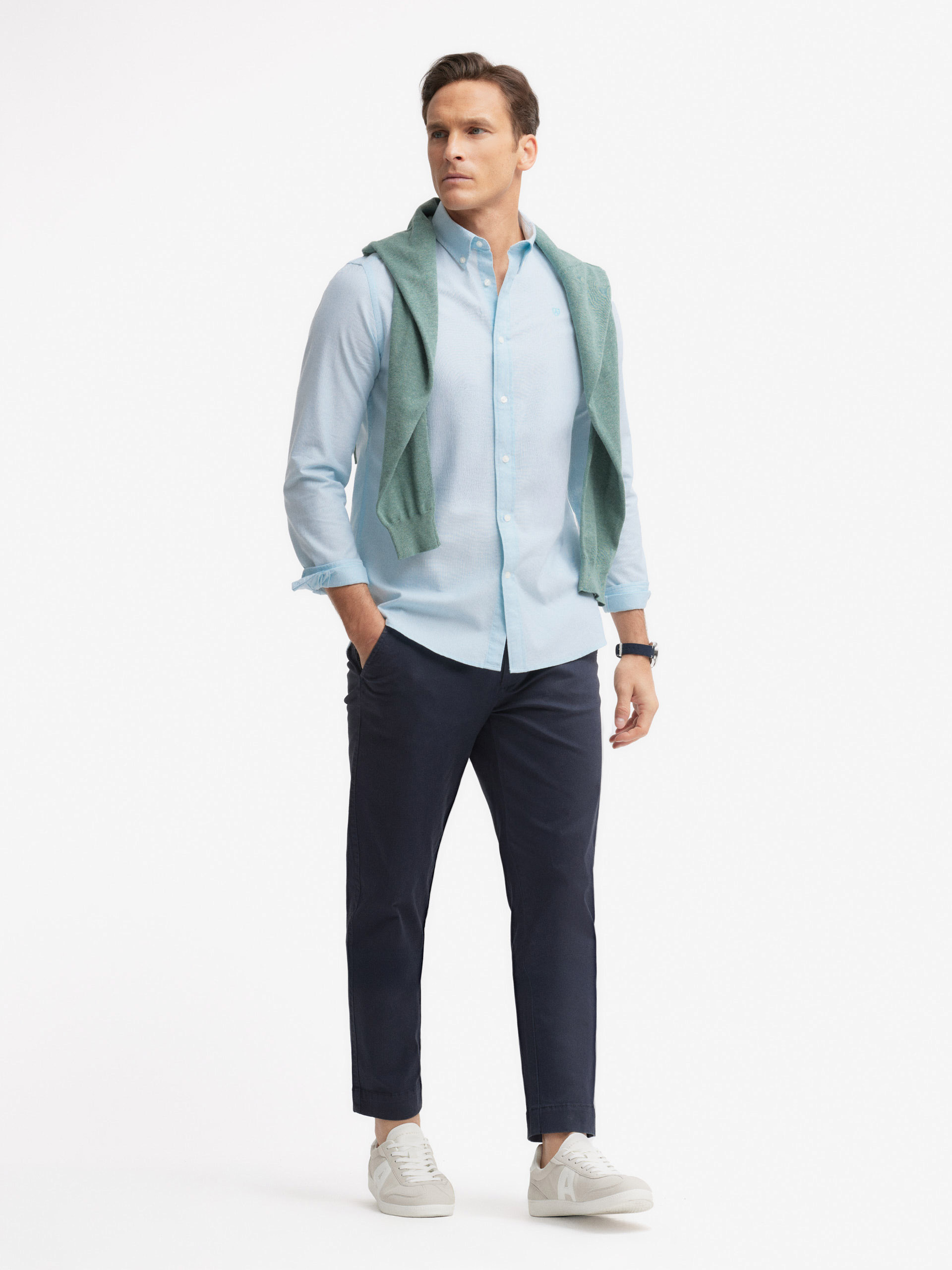 CAMISA OXFORD MIL RAYAS