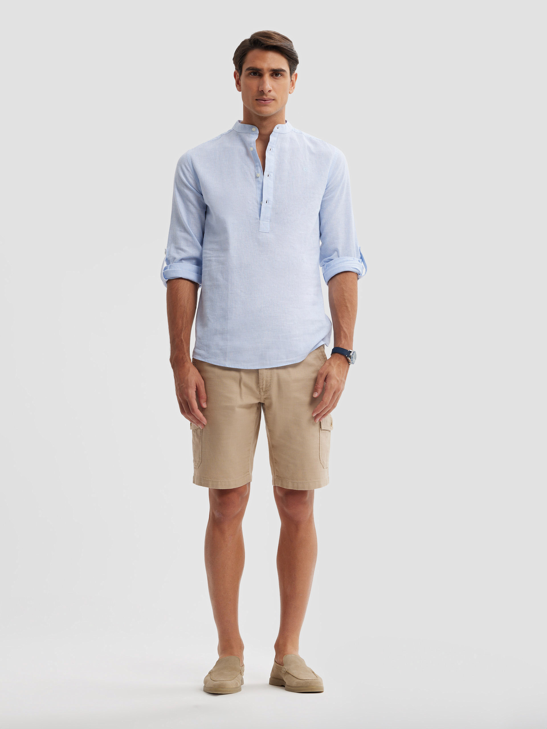 POLERA LINO RAYAS MAO