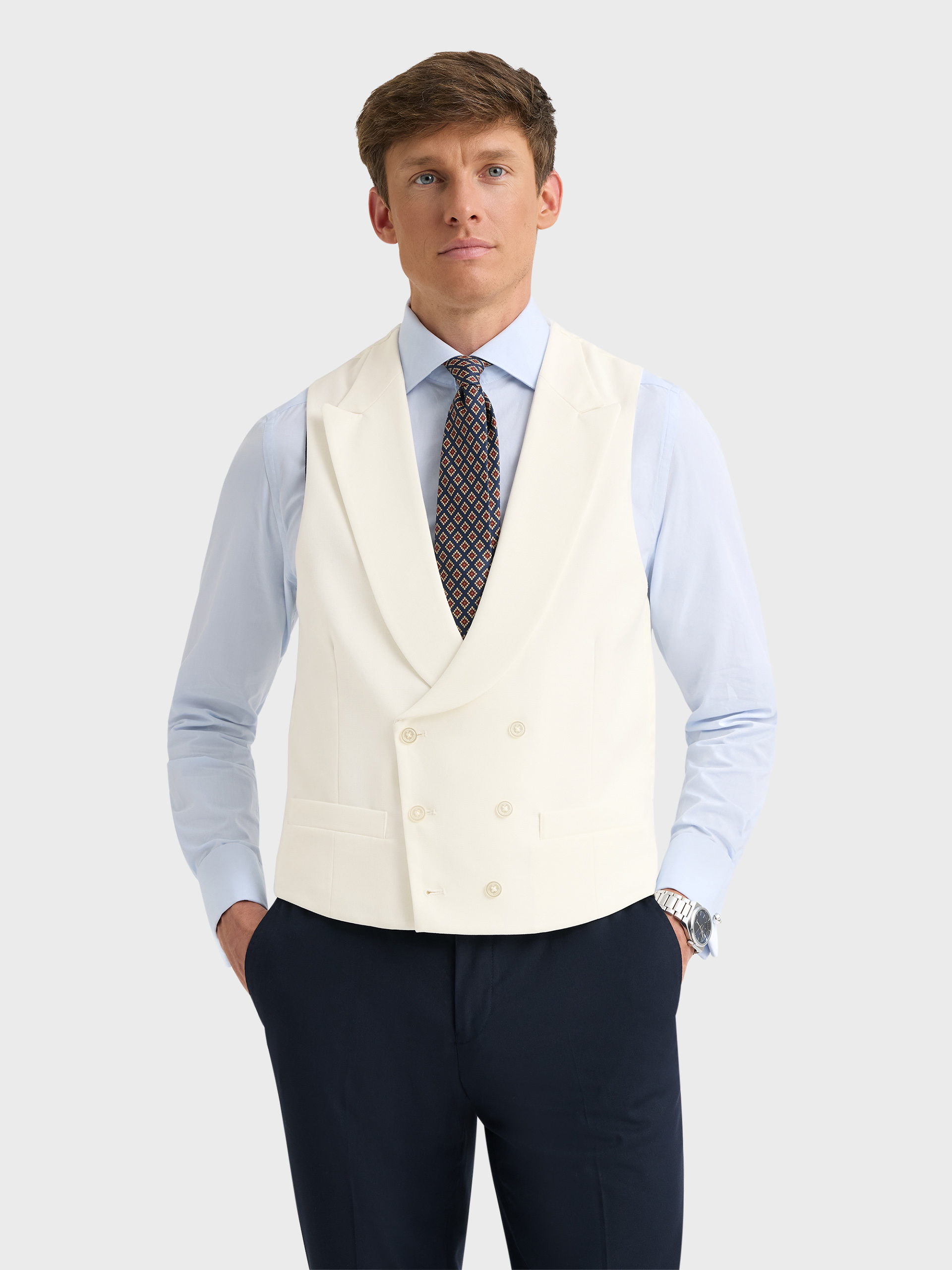 CHALECO PANAMA BLANCO