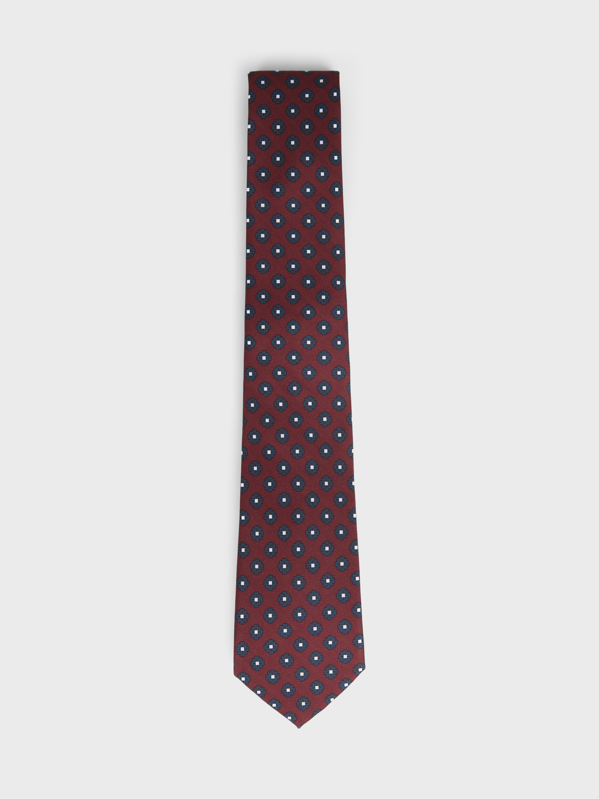 CORBATA PRINTED BURDEOS