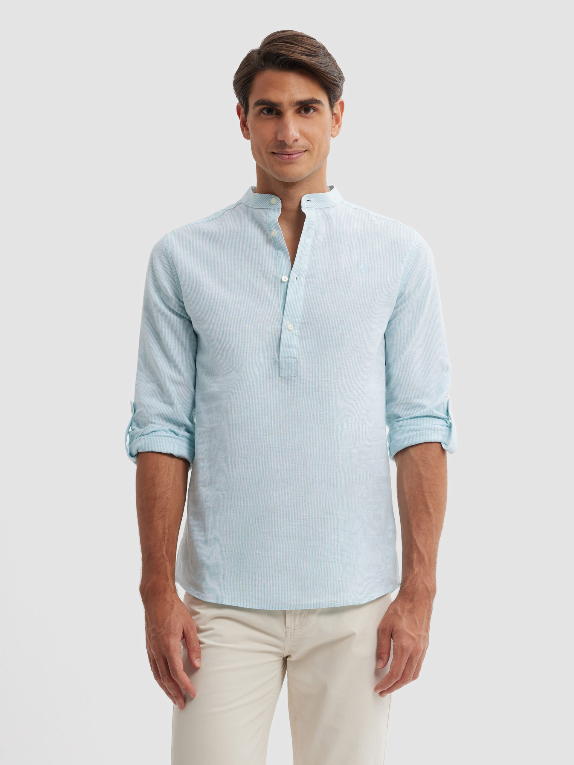 POLERA LINO RAYAS MAO