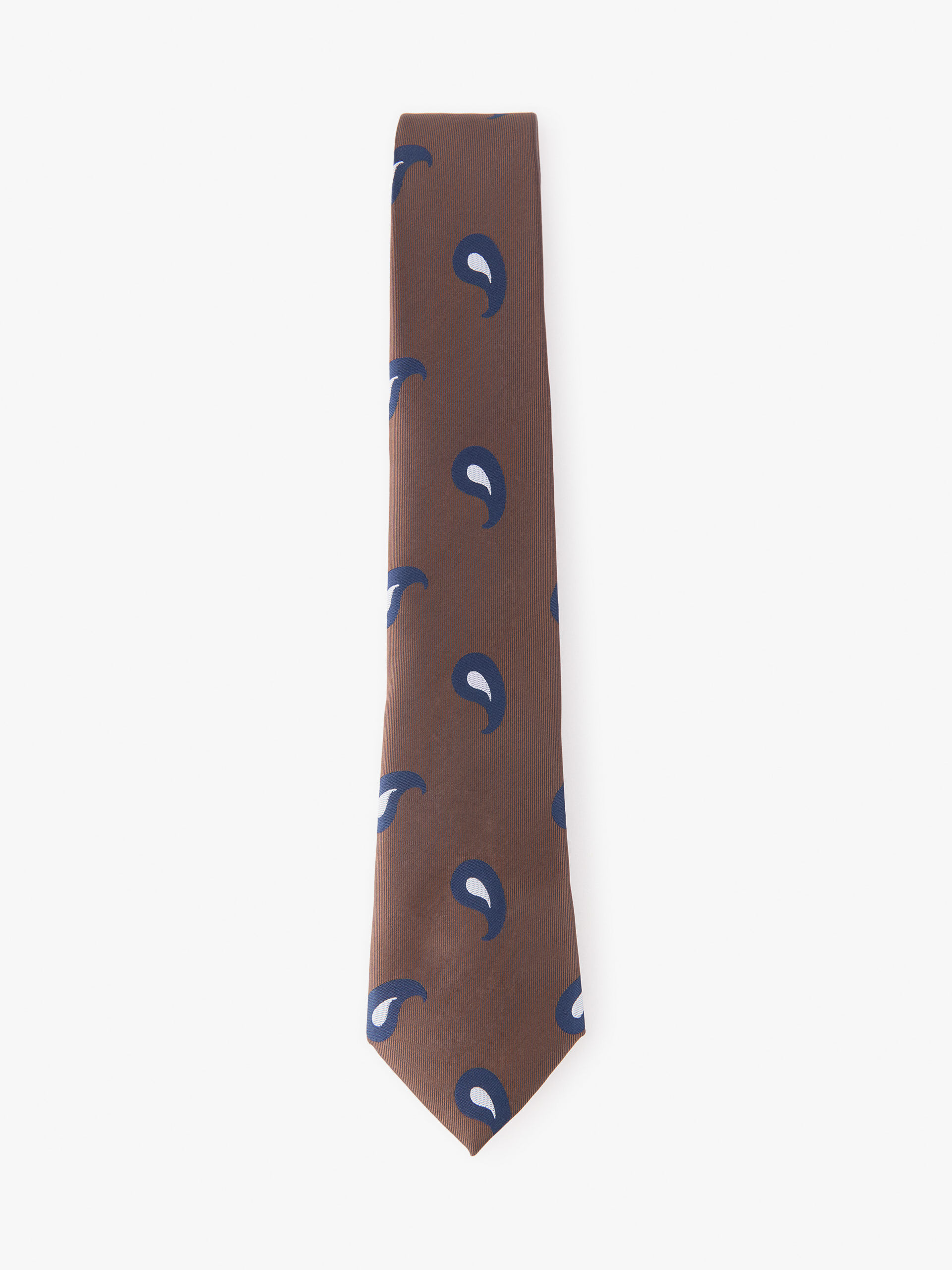 CORBATA JACQUARD MF MARRÓN