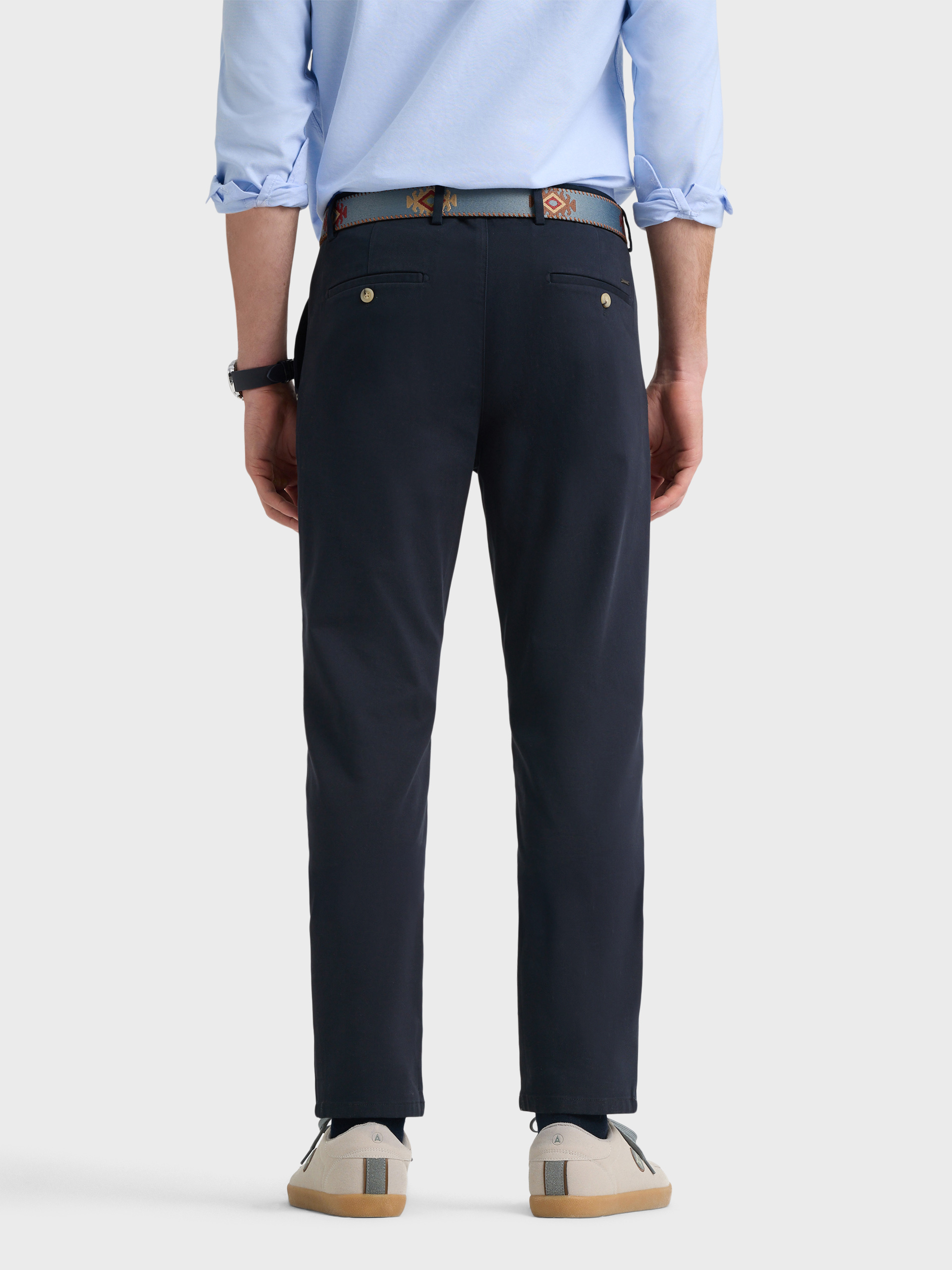 PANTALON ESTRUCTURA AZUL MARINO