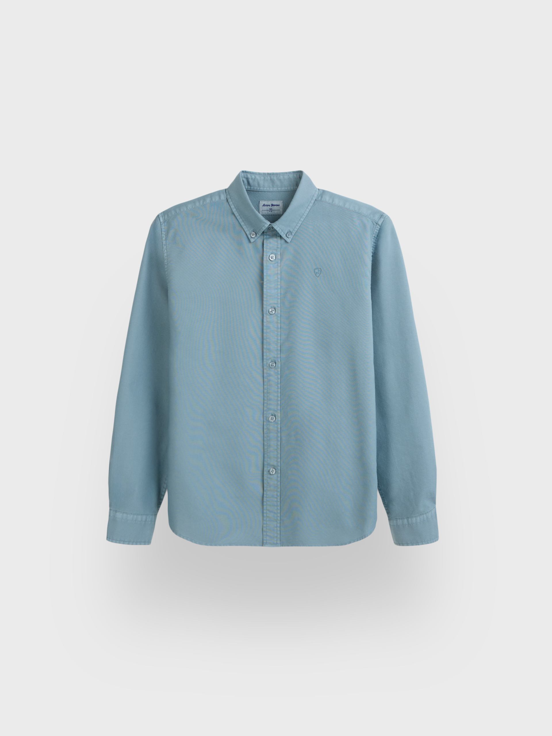 CAMISA OXFORD DYE KIDS AZUL