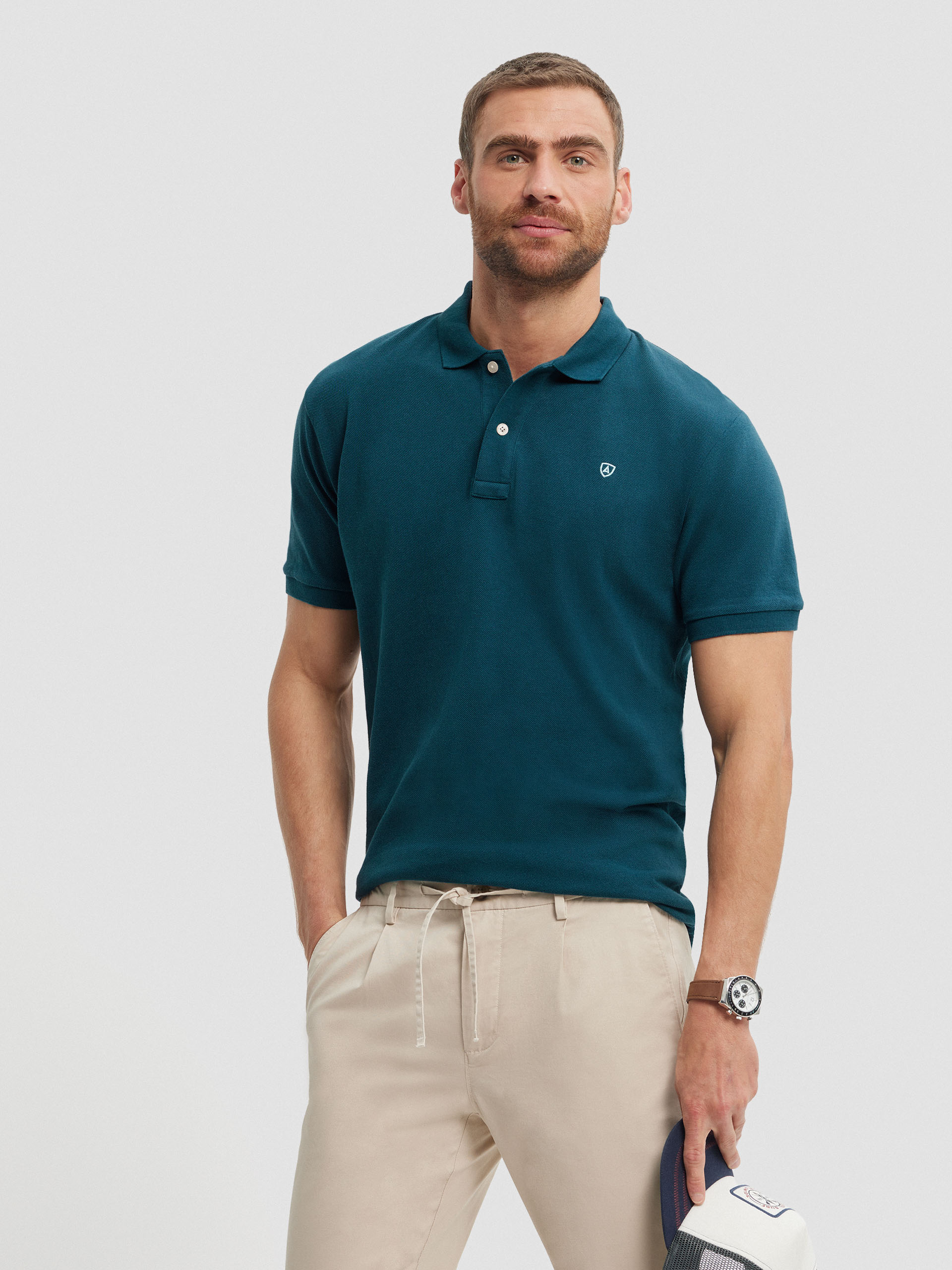 POLO BASIC AZUL