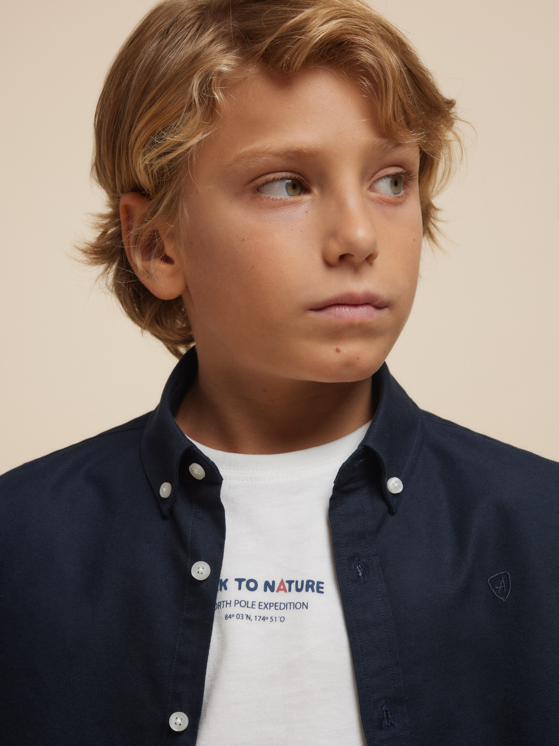 CAMISA OXFORD SOLID KIDS