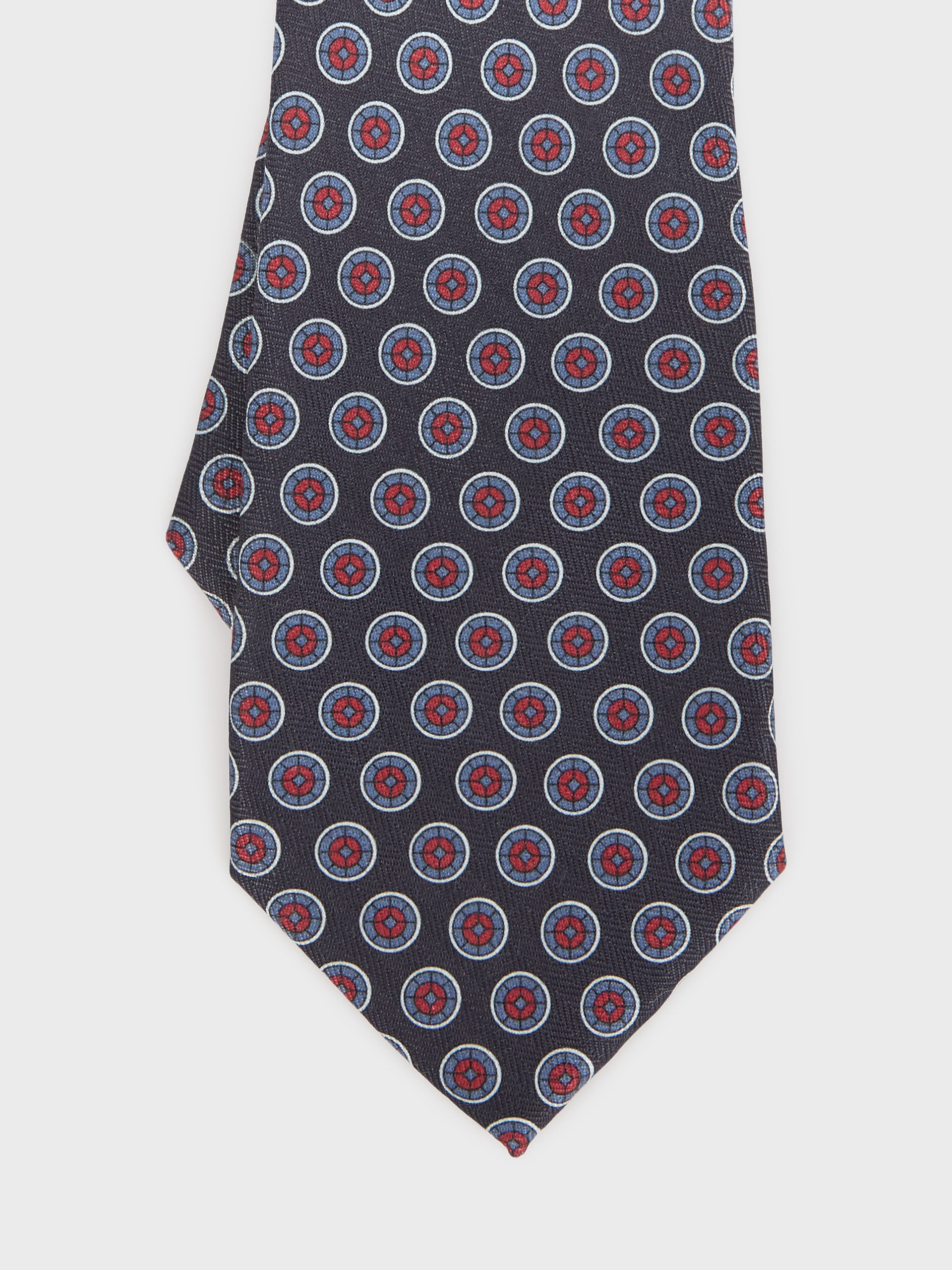 CORBATA PRINTED AZUL MARINO