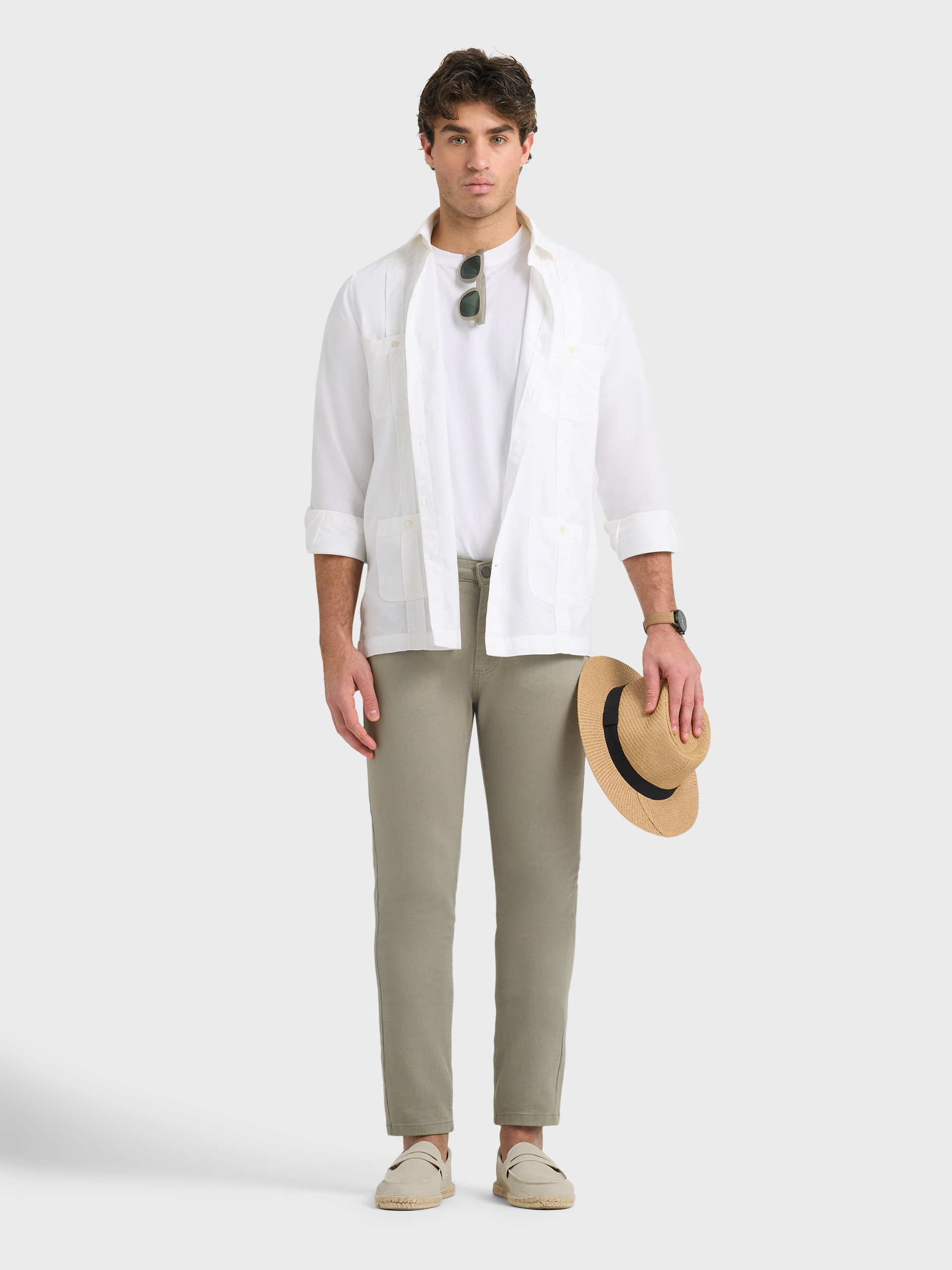 PANTALON PIGMENT VERDE