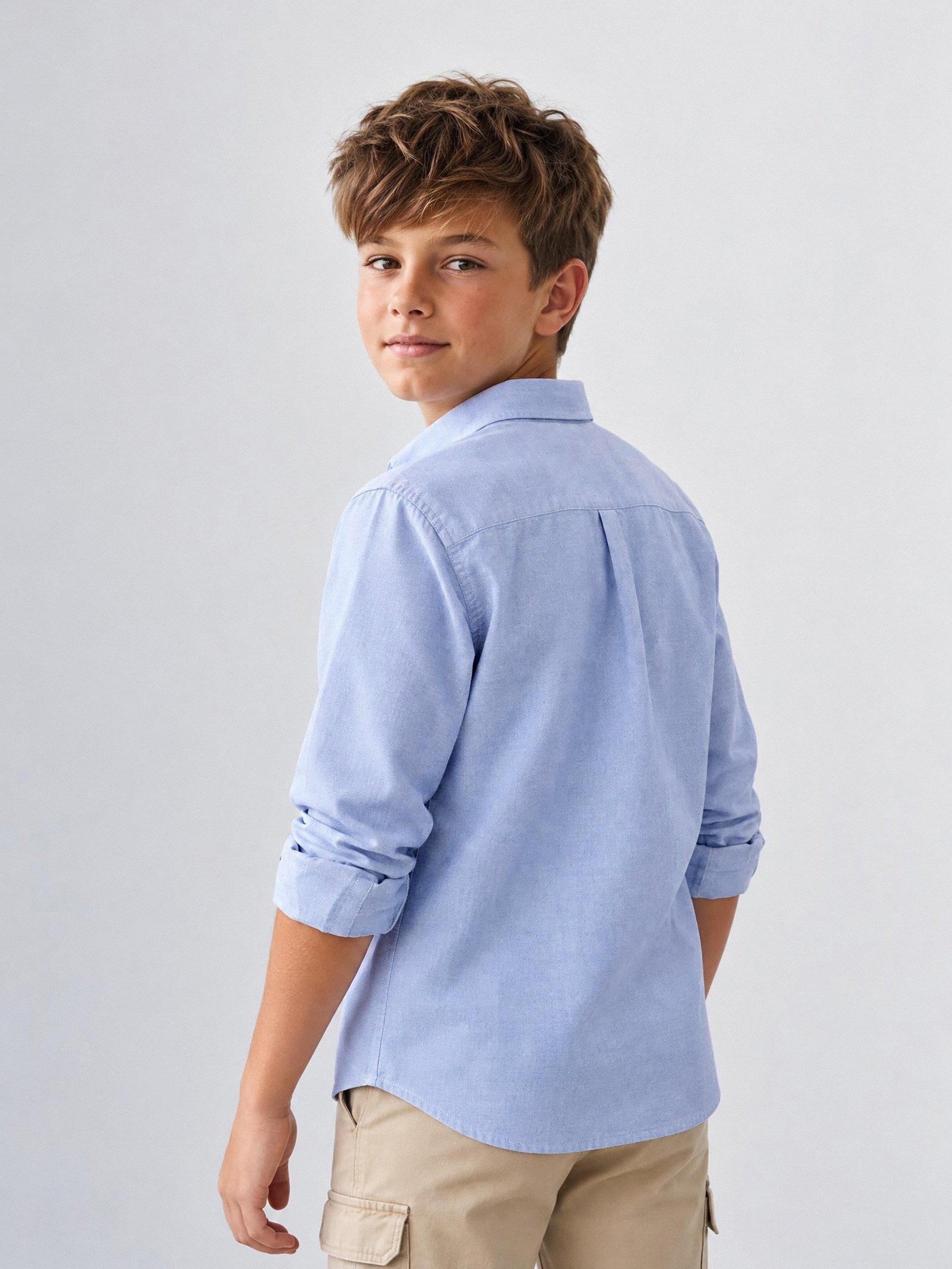 CAMISA OXFORD SOLID KIDS