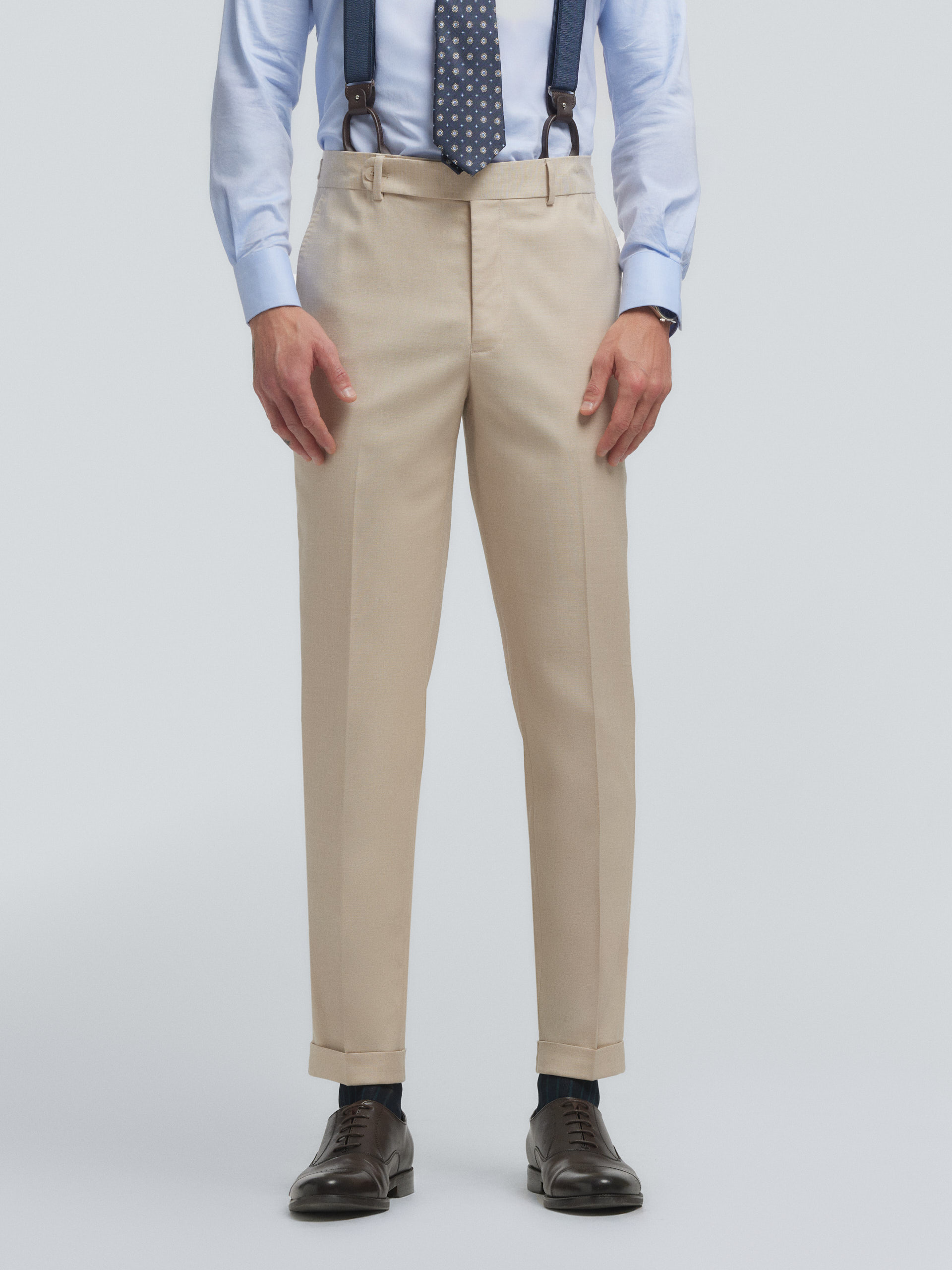 PANTALON NAPOLI FIL A FIL BEIGE