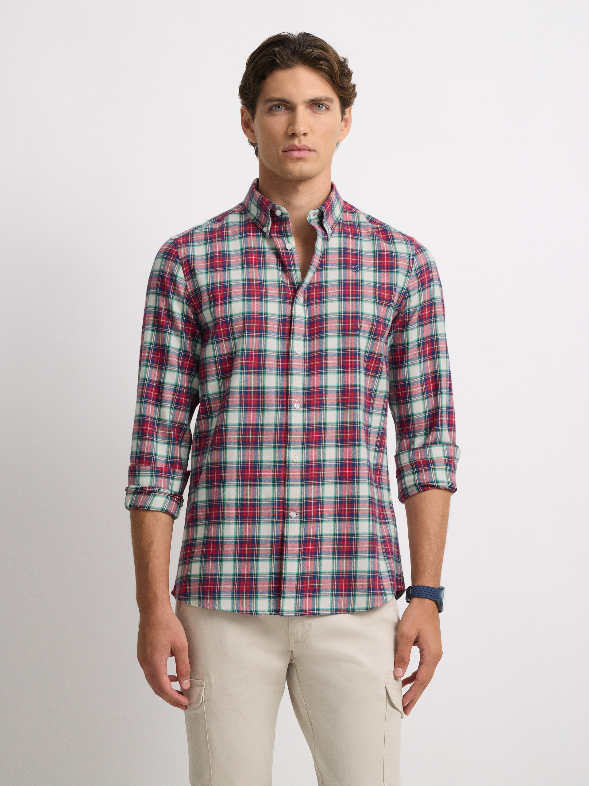 CAMISA TARTAN CHECKS ROJO