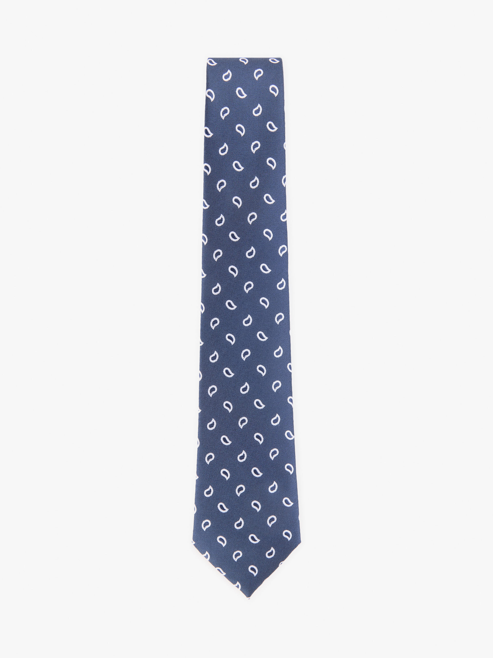CORBATA JACQUARD MF AZUL MARINO