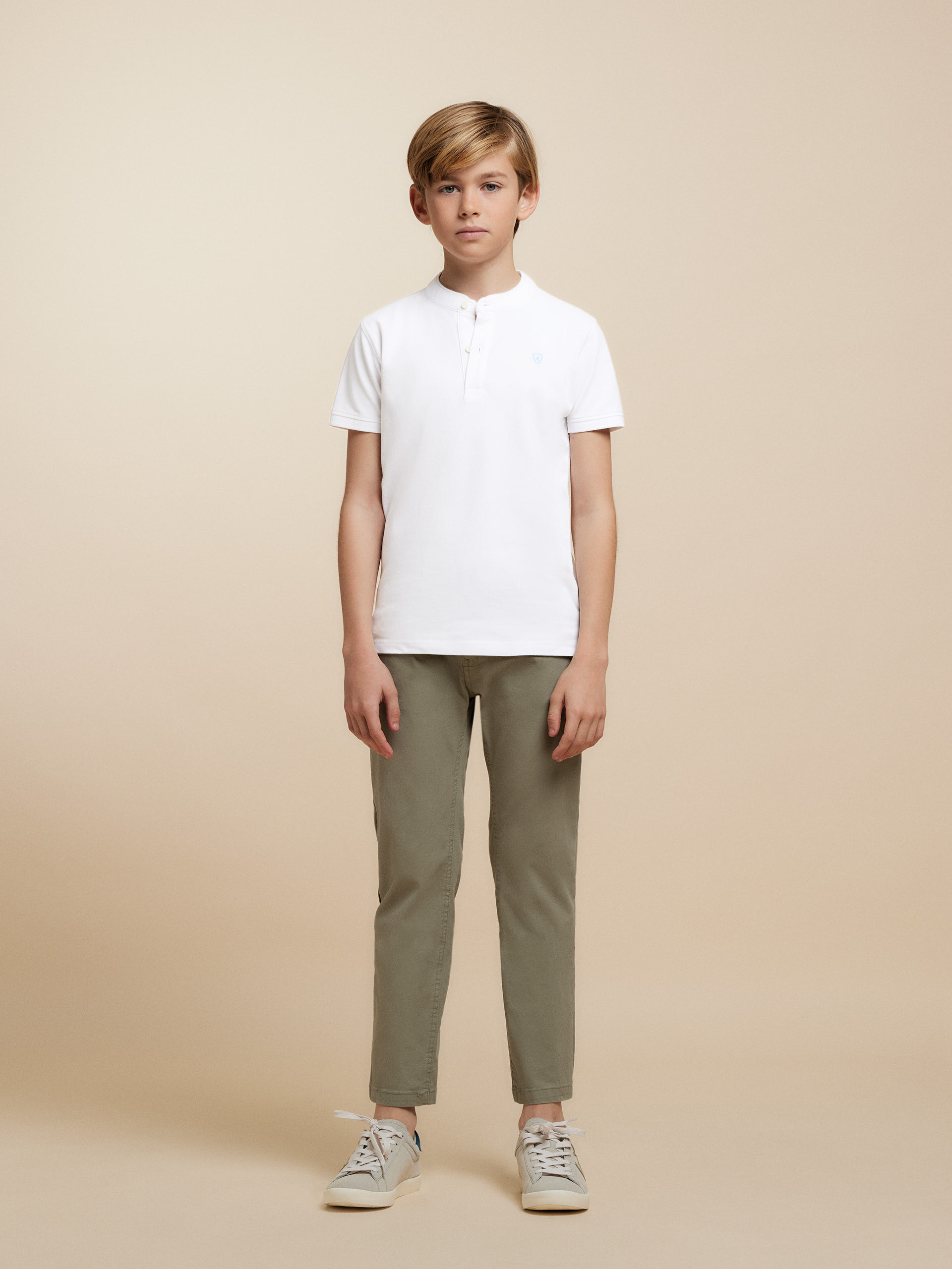 POLO MAO KIDS BLANCO