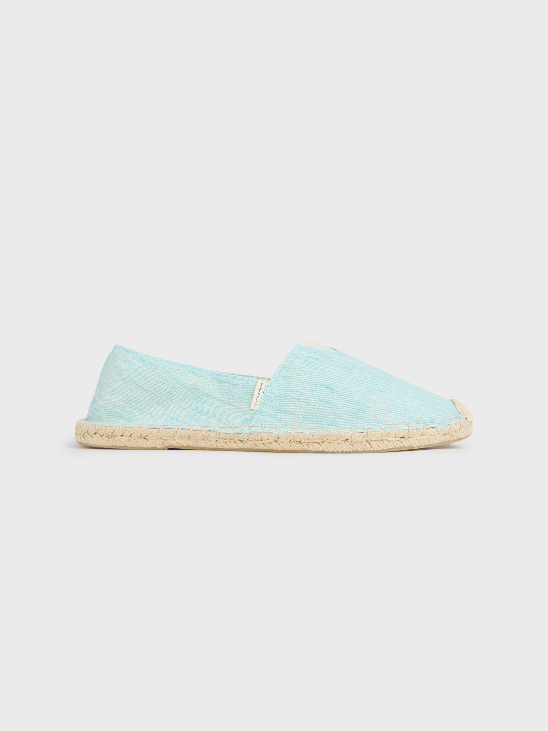 ESPADRILLES LINEN VERDE AGUA