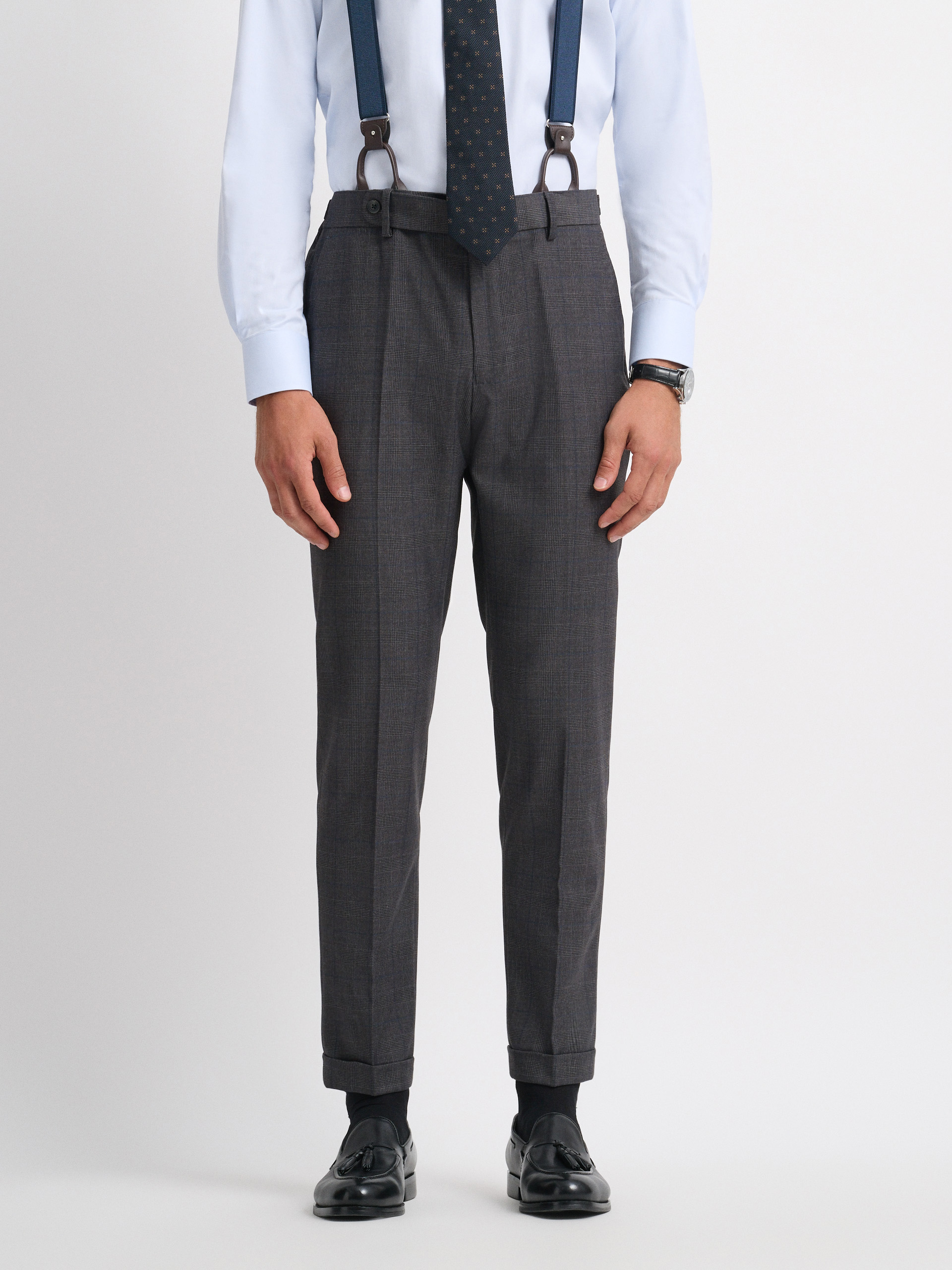 PANTALON NAPOLI GALES GRIS