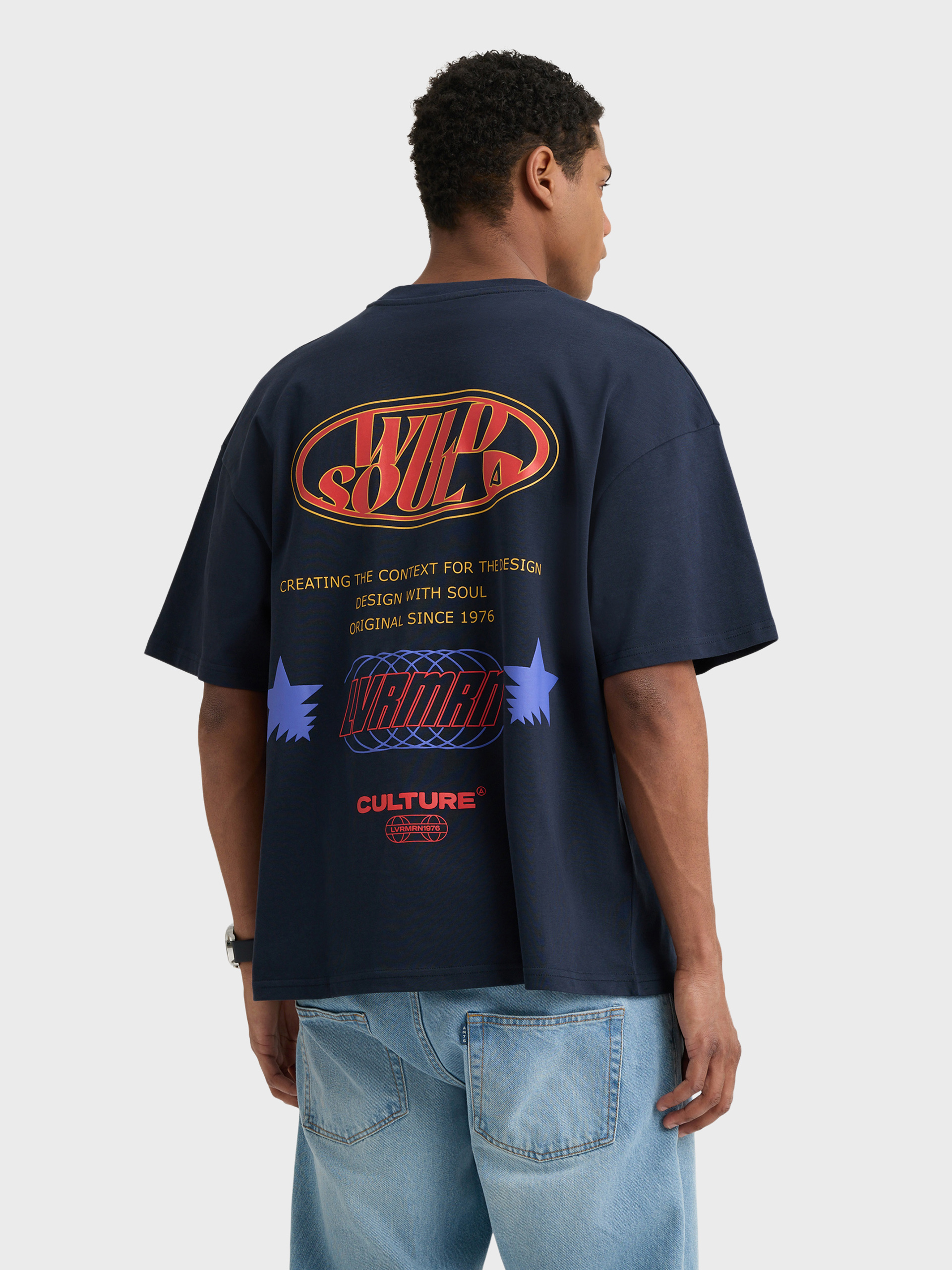 CAMISETA WILD AZUL MARINO