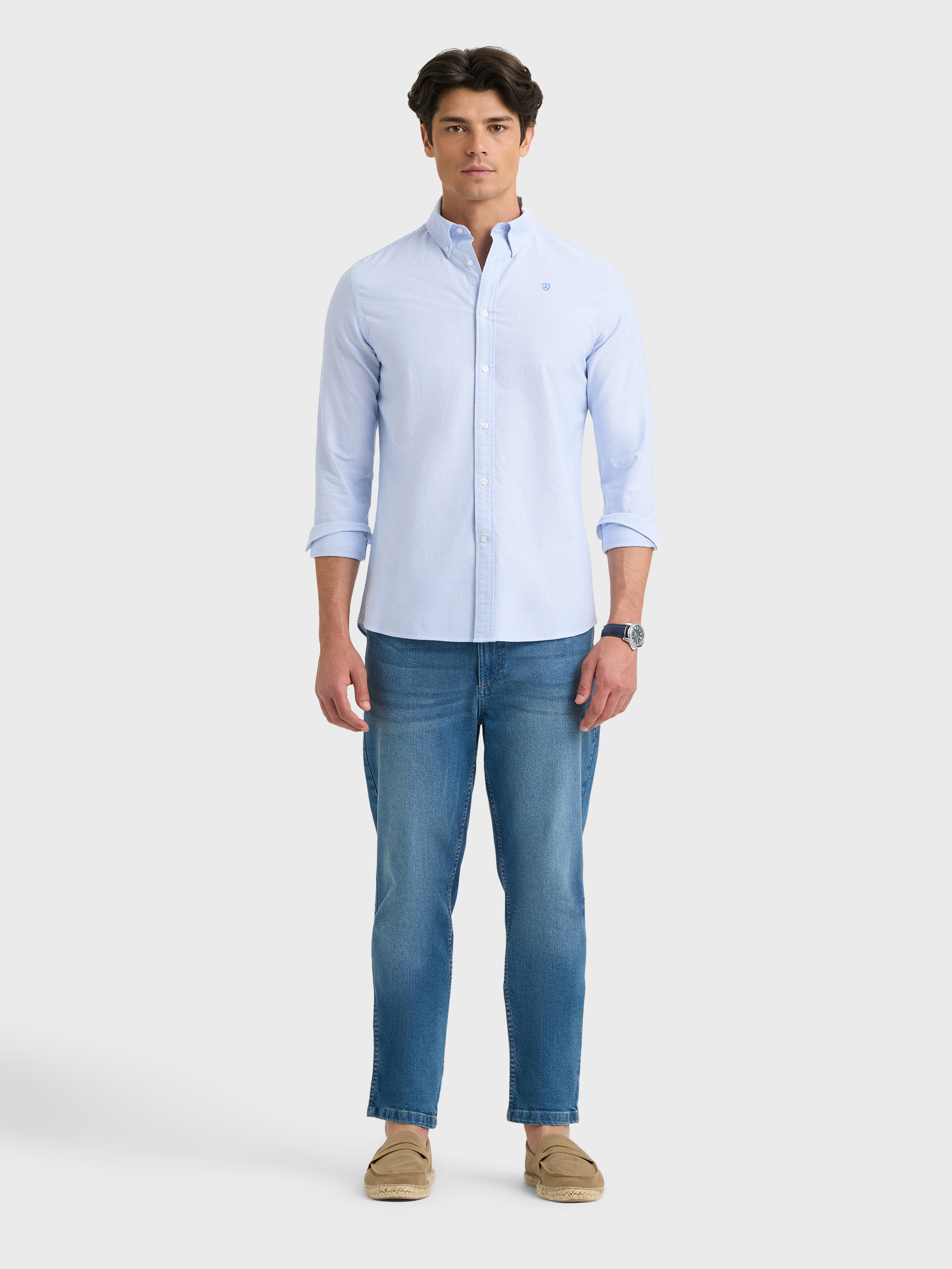 CAMISA OXFORD MIL RAYAS