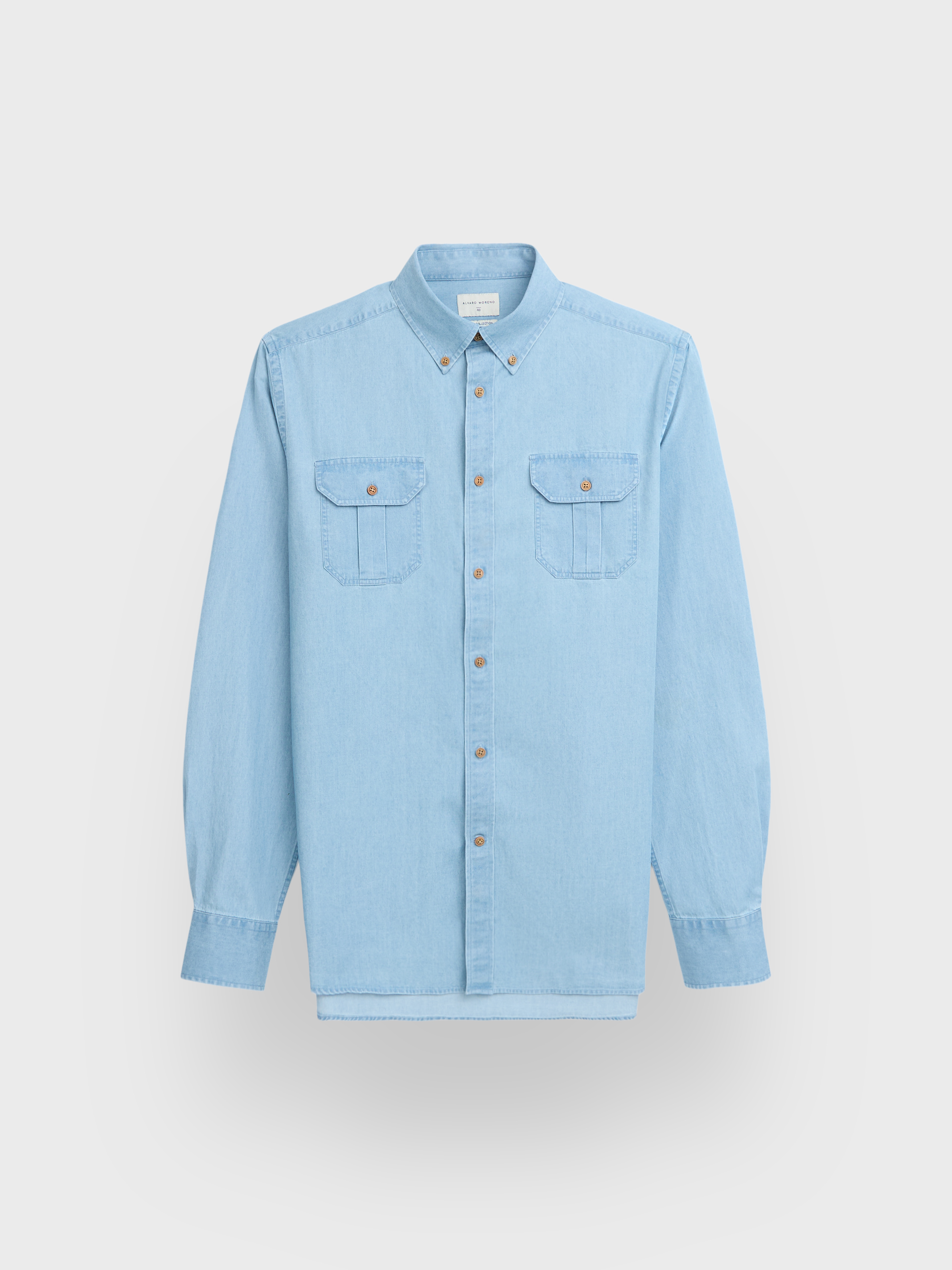 CAMISA DENIM BOLSILLOS