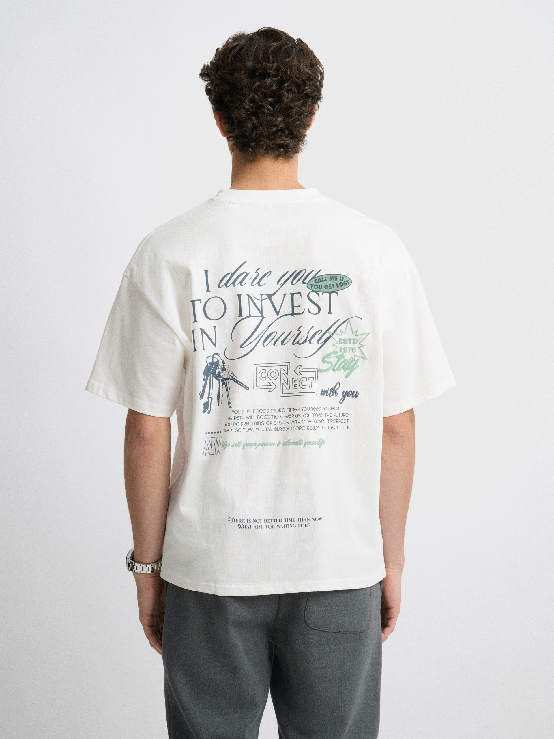 CAMISETA YOURSELF BLANCO