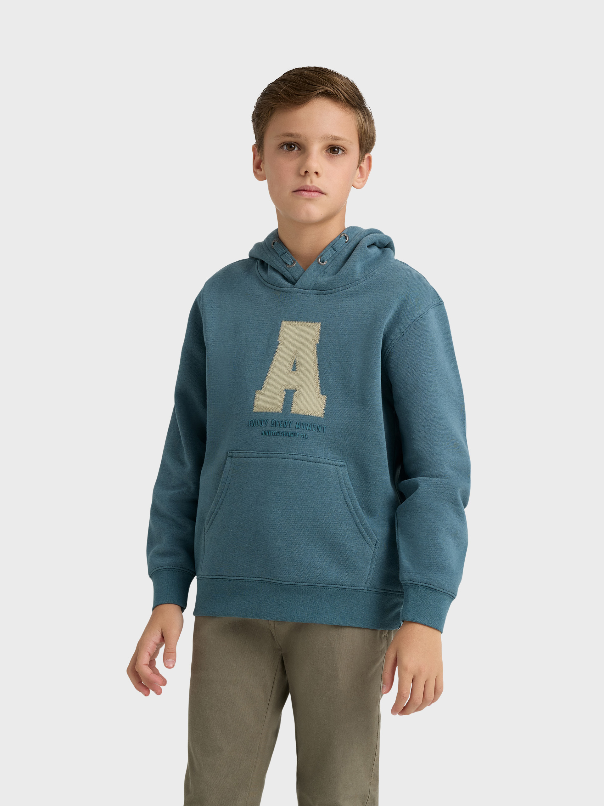 SUDADERA MOMENT KIDS AZUL