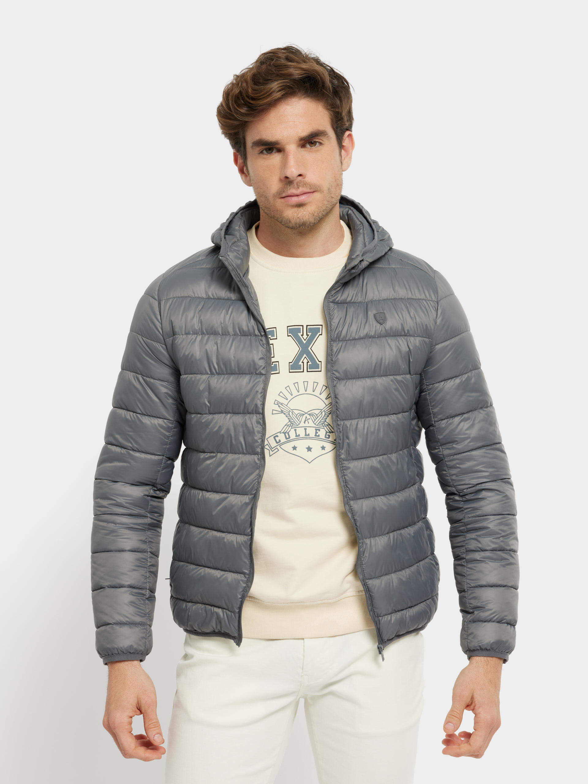 CAZADORA ROBERT GRIS