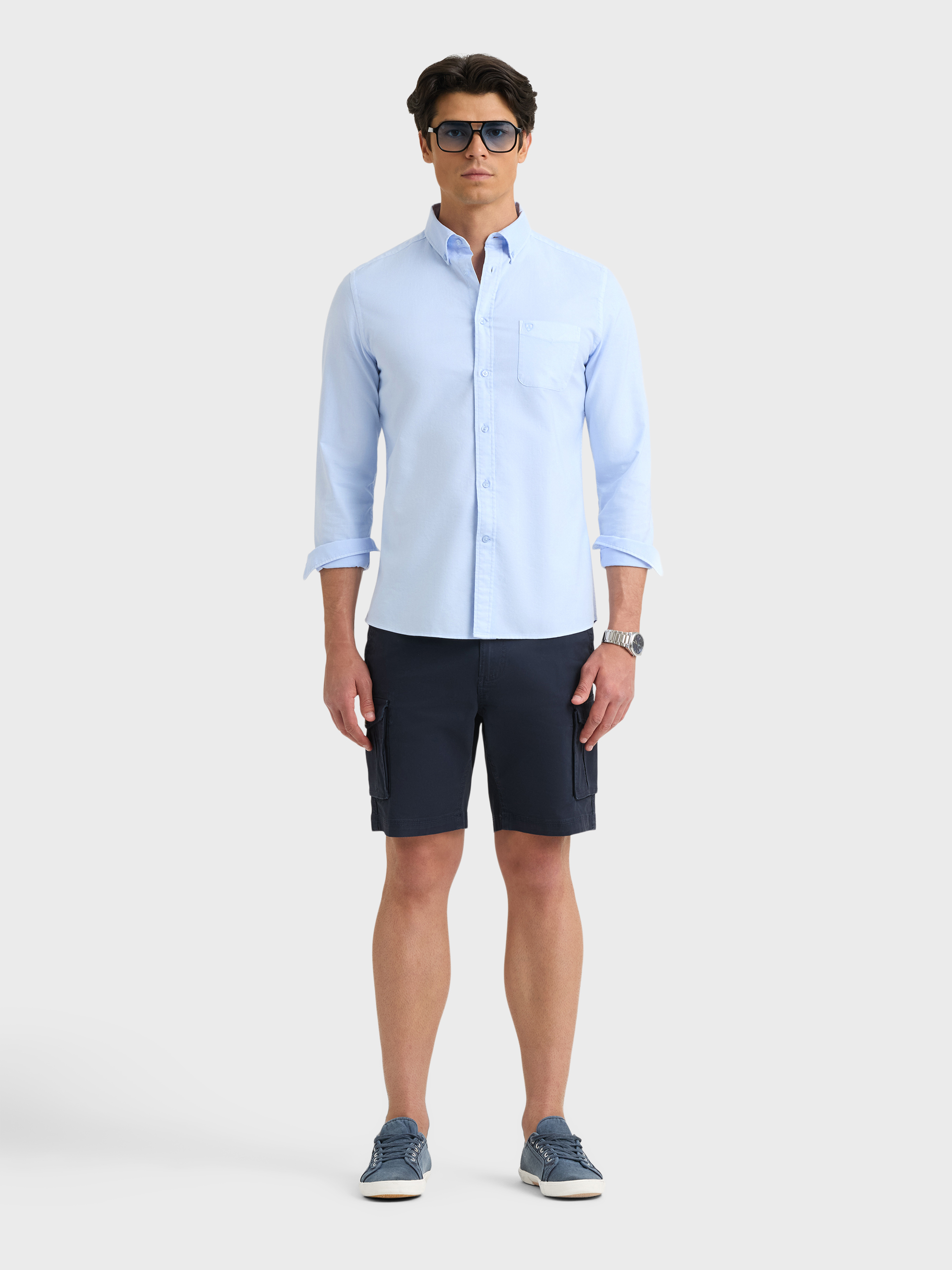 CAMISA OXFORD POCKET DYE