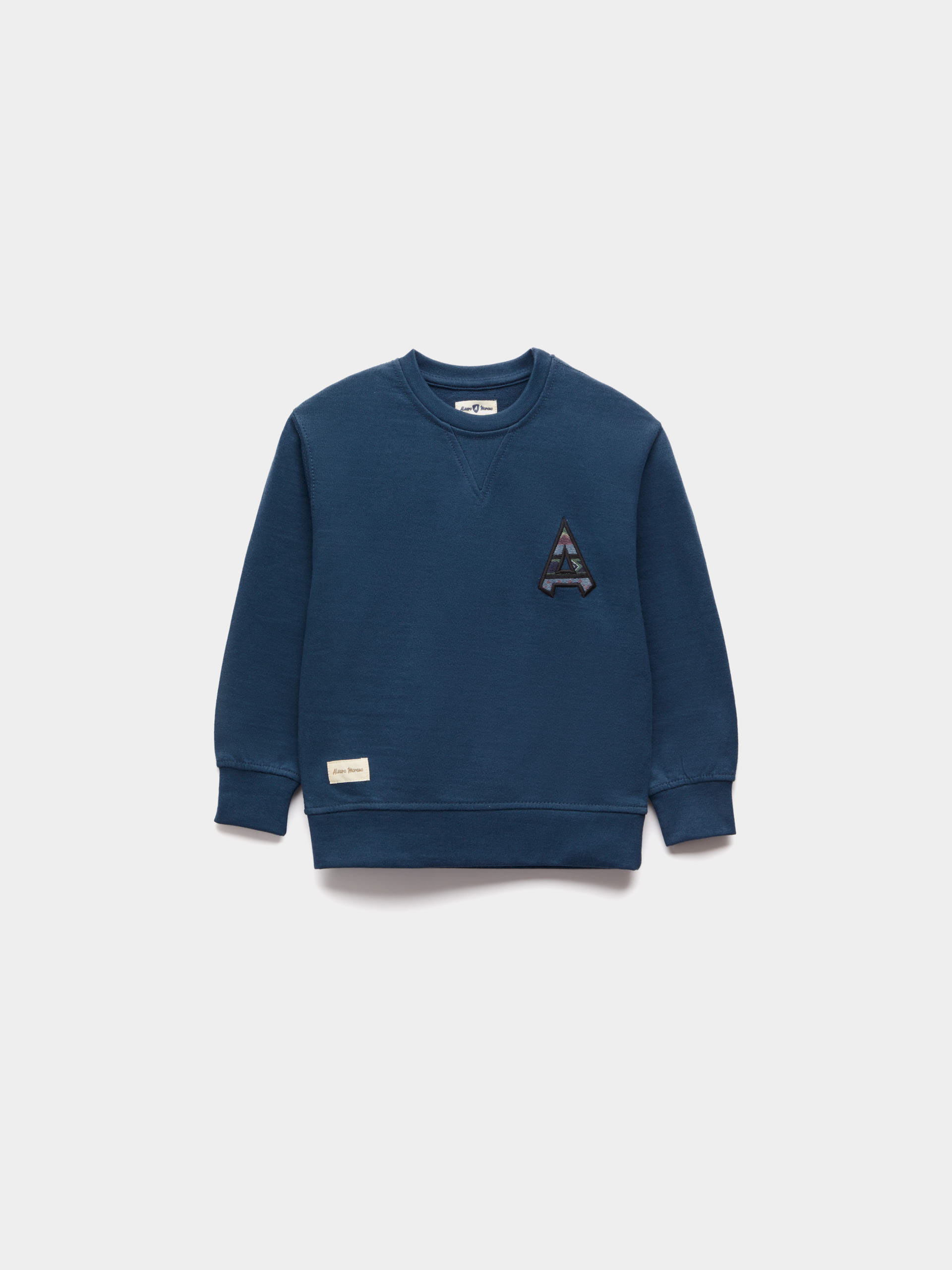 SUDADERA ETNICA KIDS AZUL