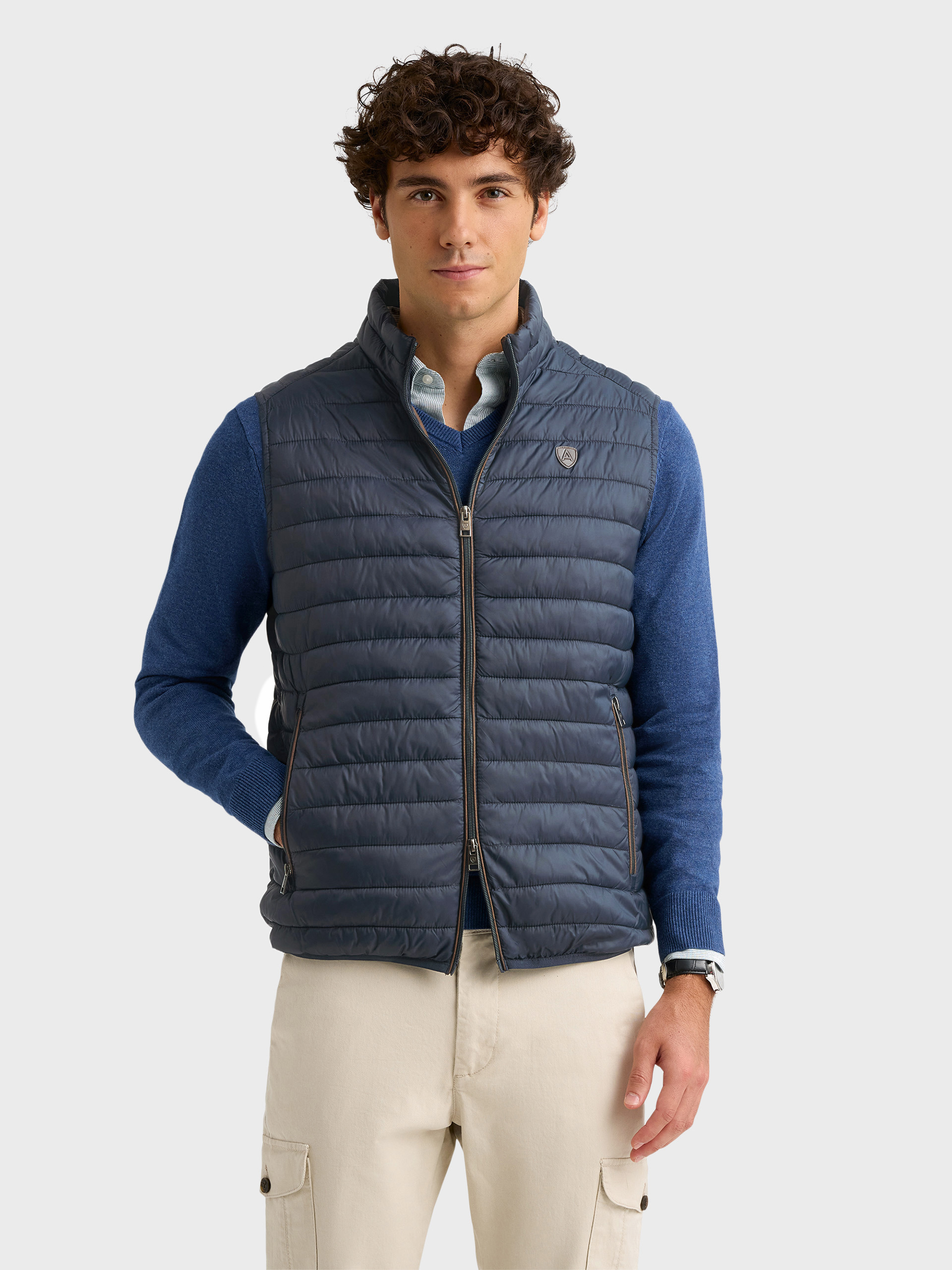 CHALECO DENKER AZUL MARINO