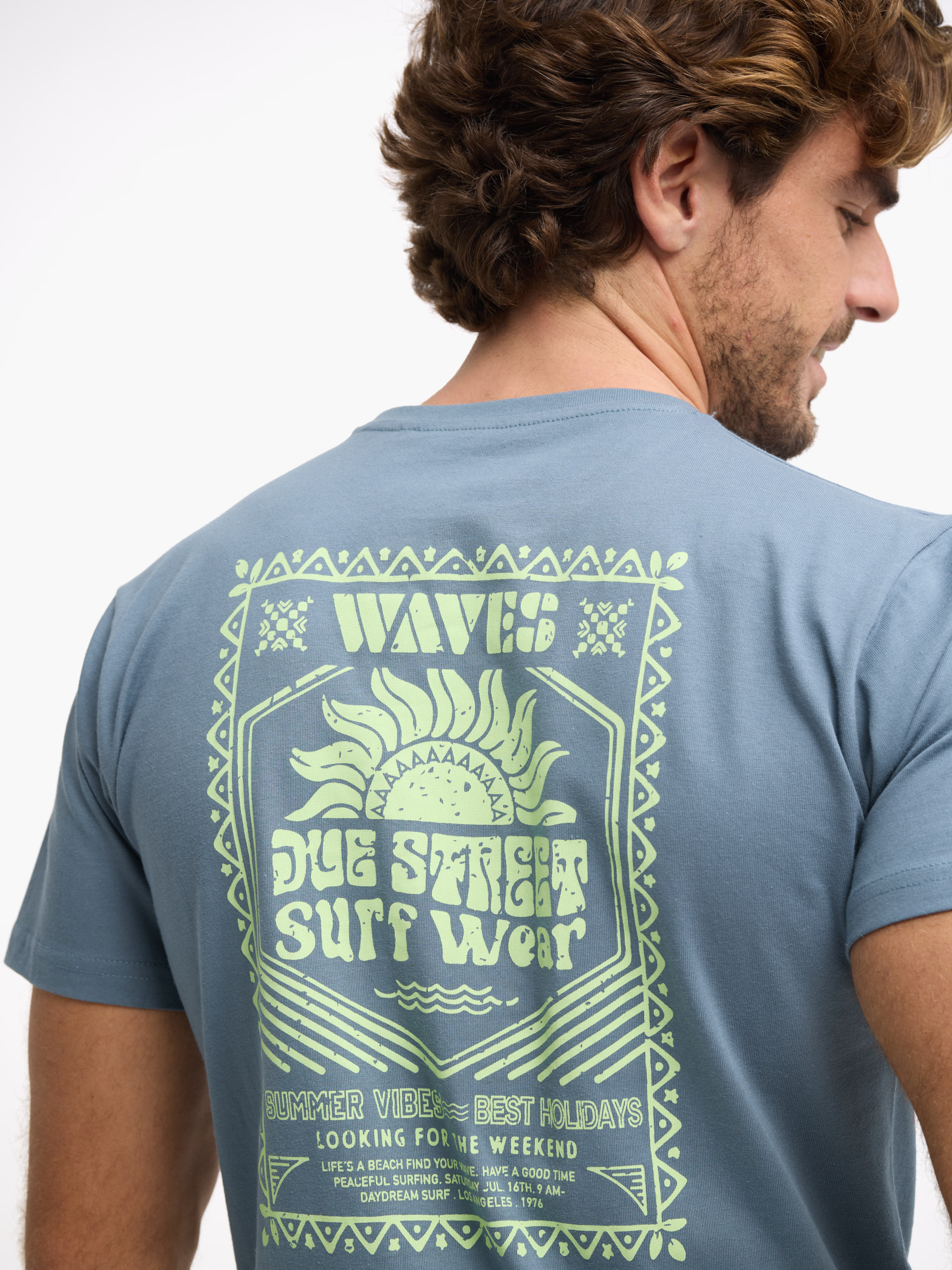 CAMISETA WAVES AZUL