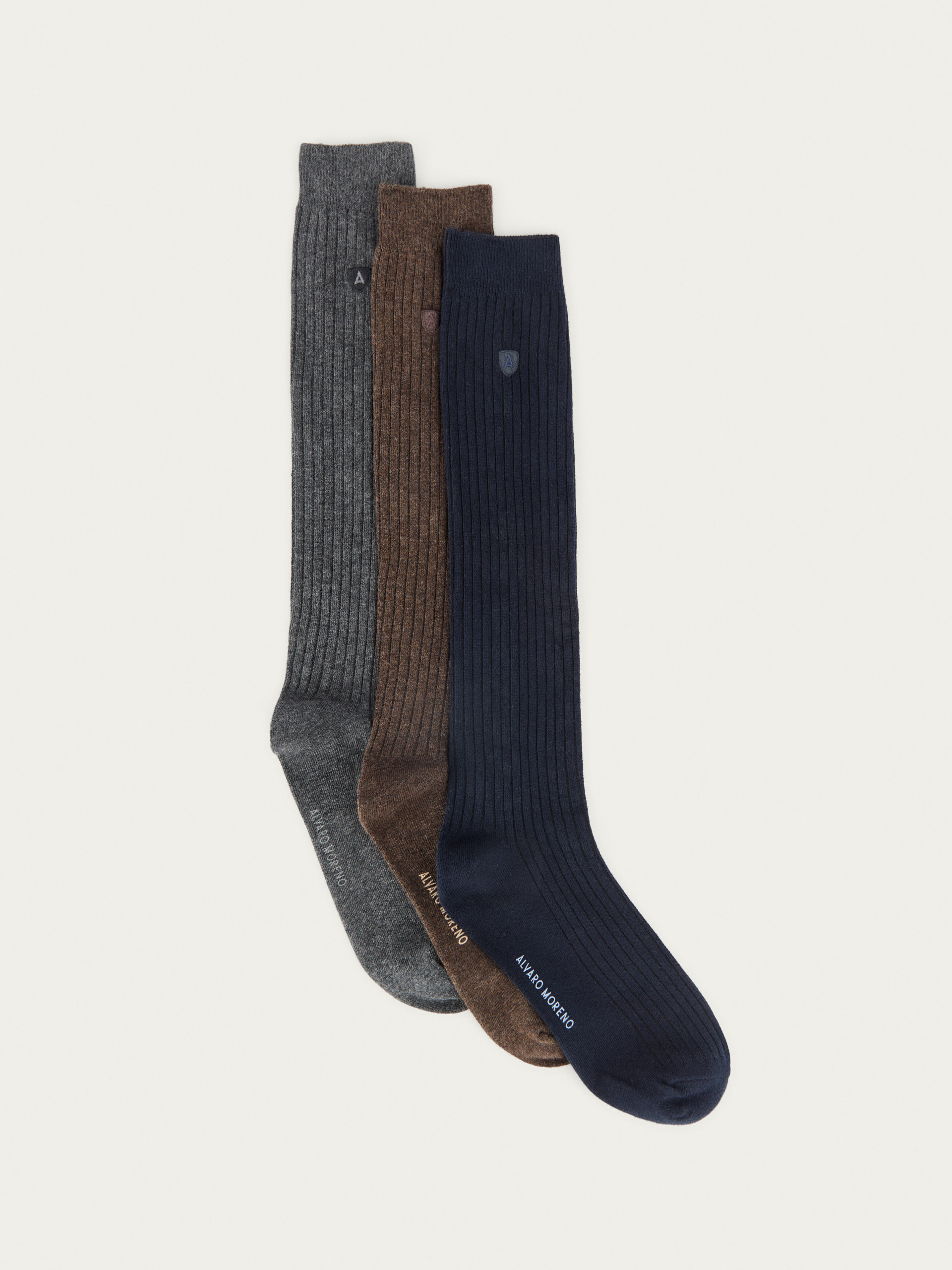 CALCETINES CANALE LARGOS AZUL MARINO