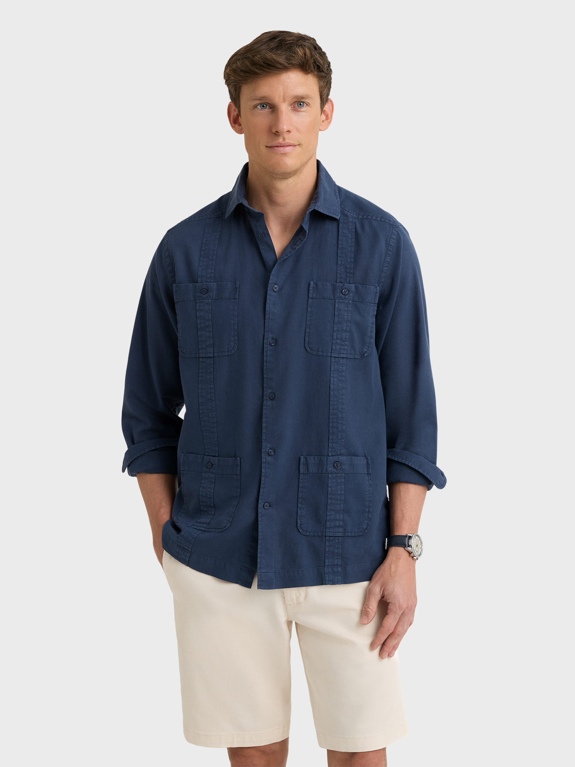 CUBANA LINO GD AZUL MARINO